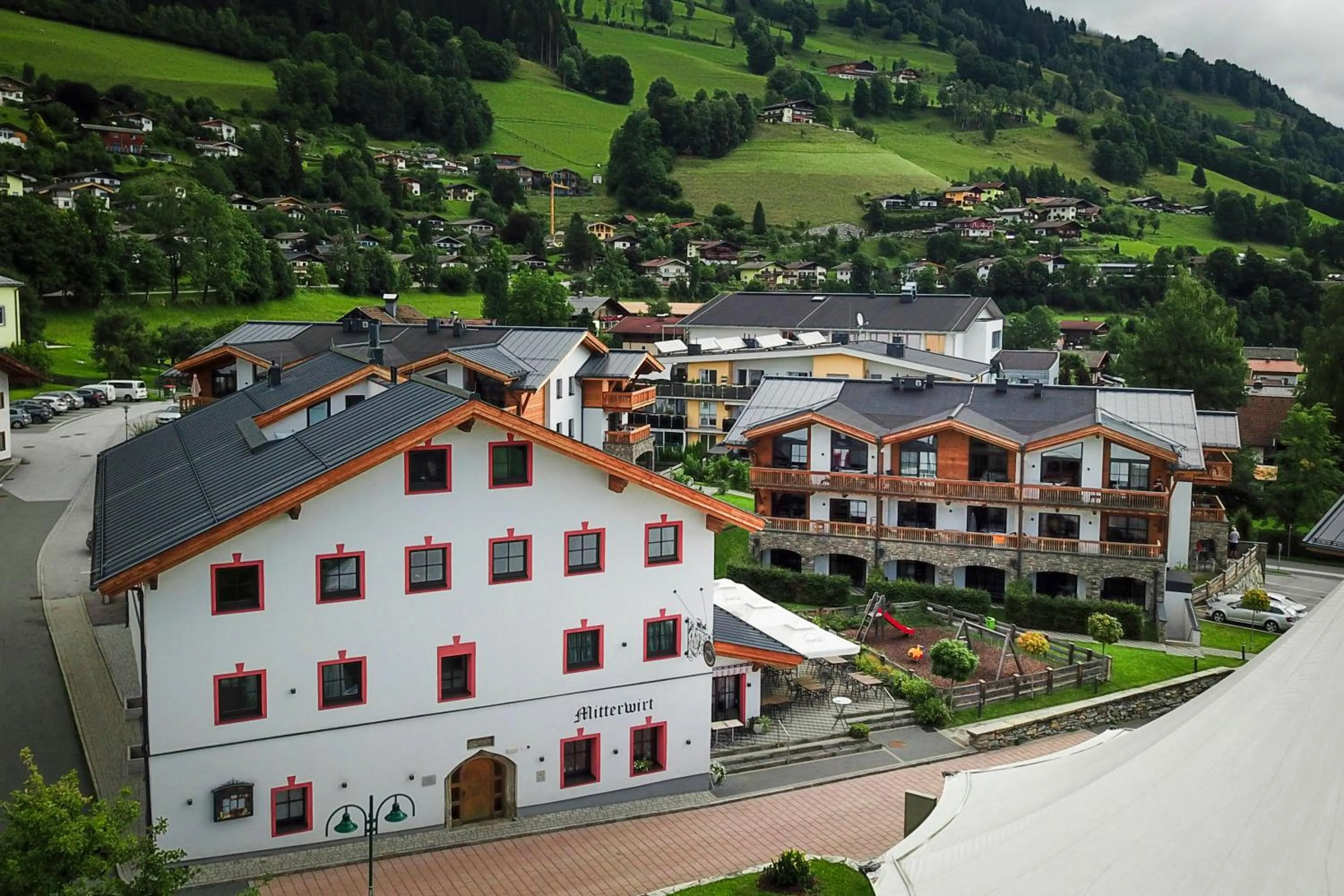 Bird's eye view in Tauernsuites Mitterwirt by ALPS RESORTS