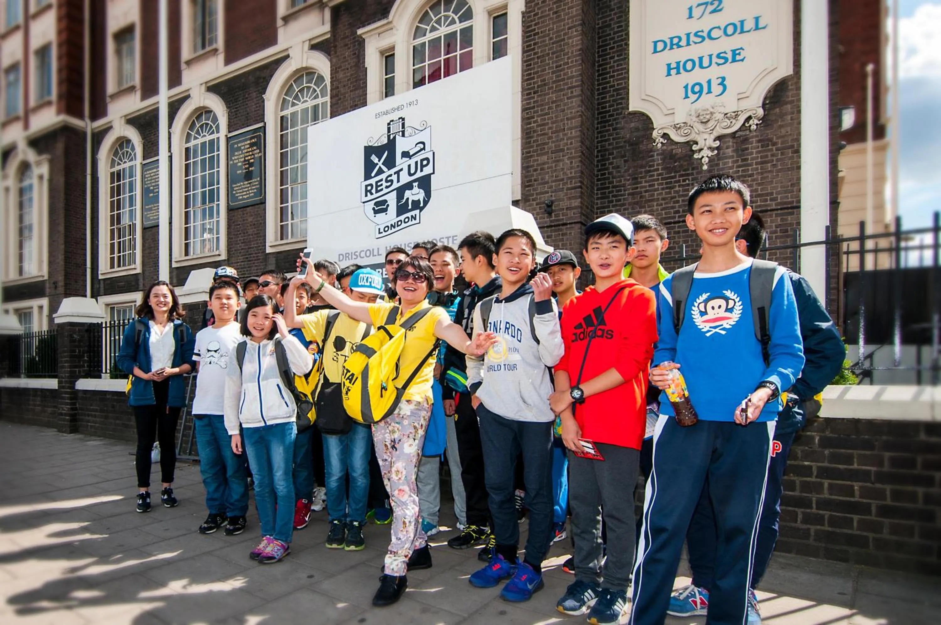 group of guests in Rest Up London