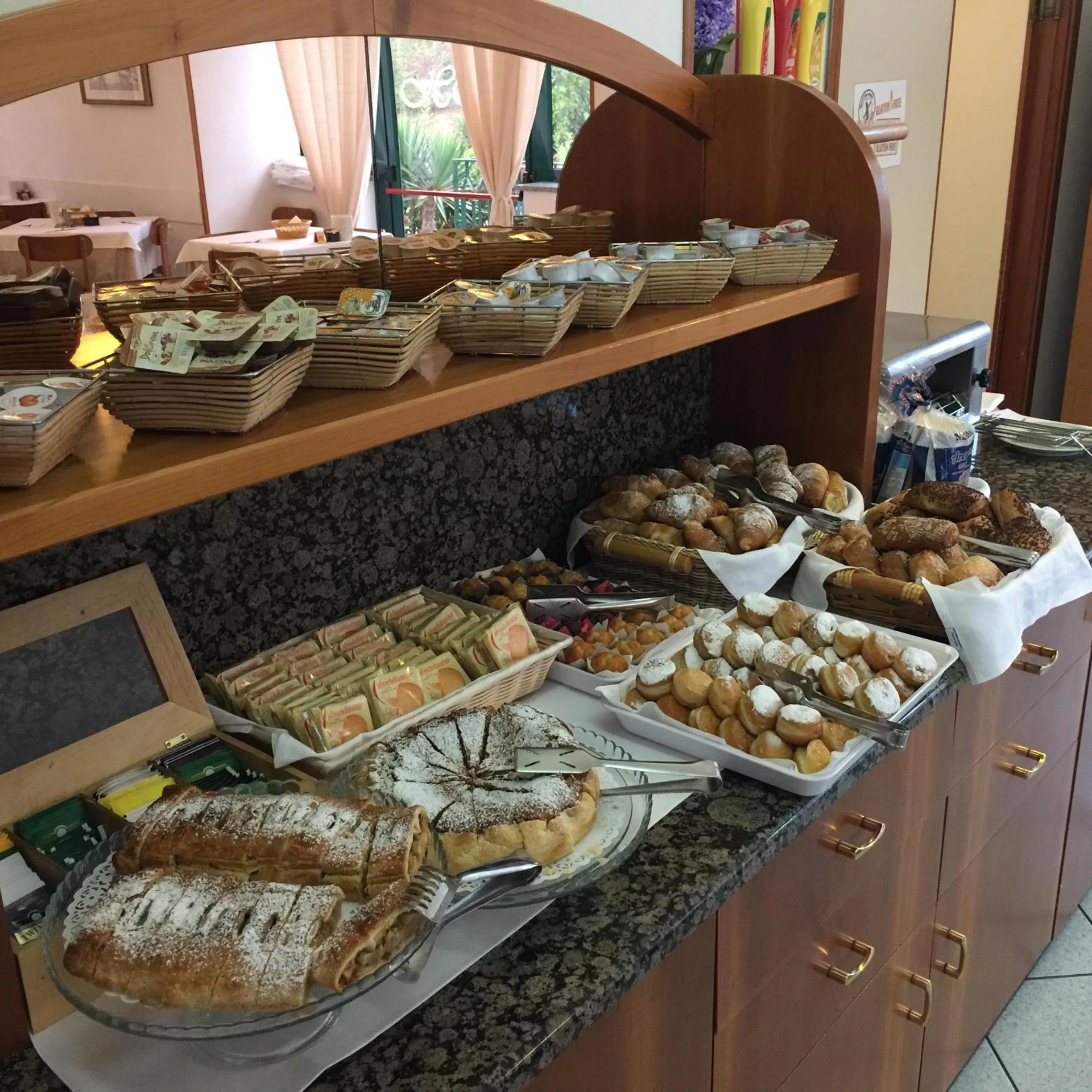 Buffet breakfast in Hotel Eden