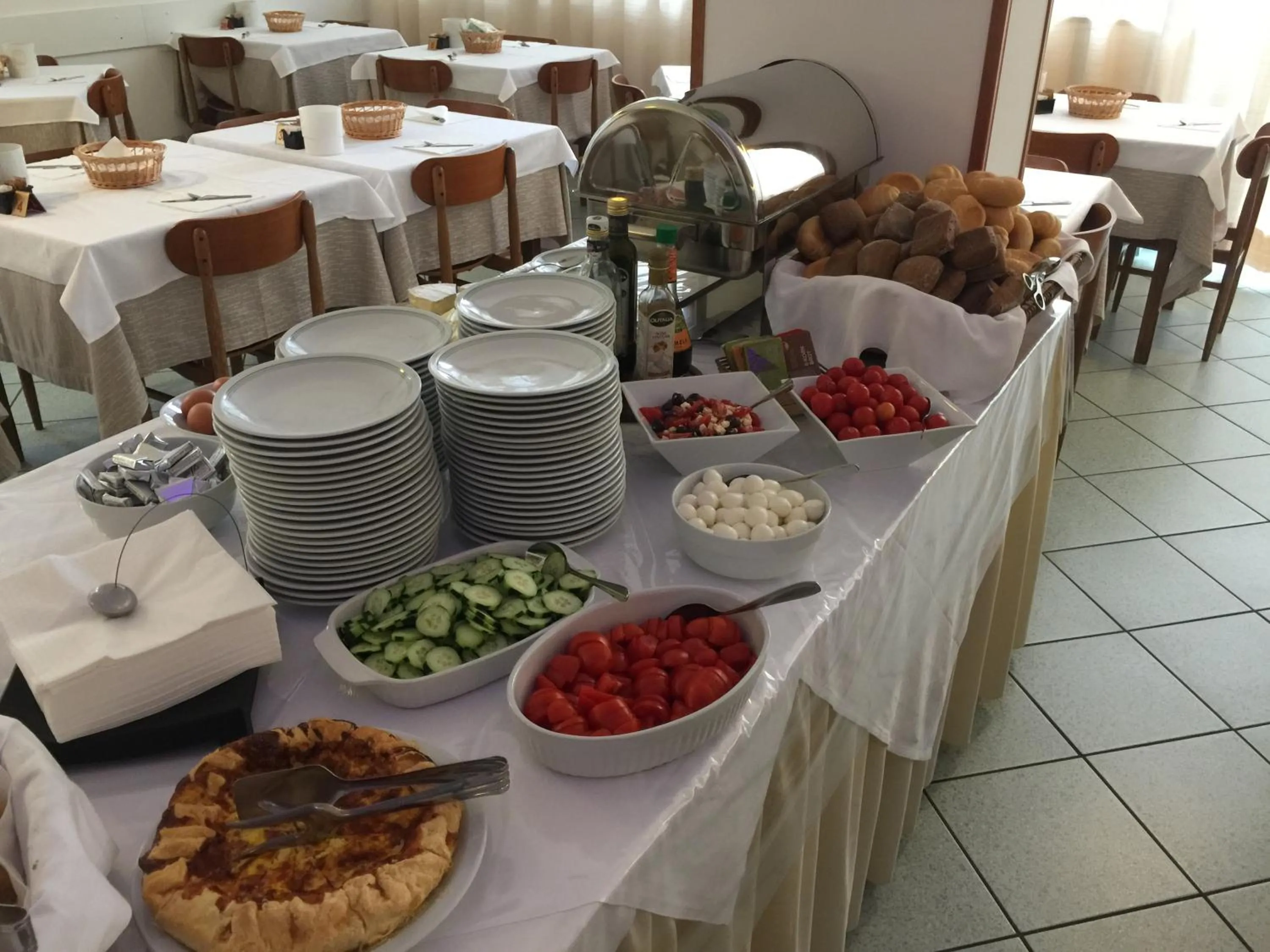 Buffet breakfast in Hotel Eden