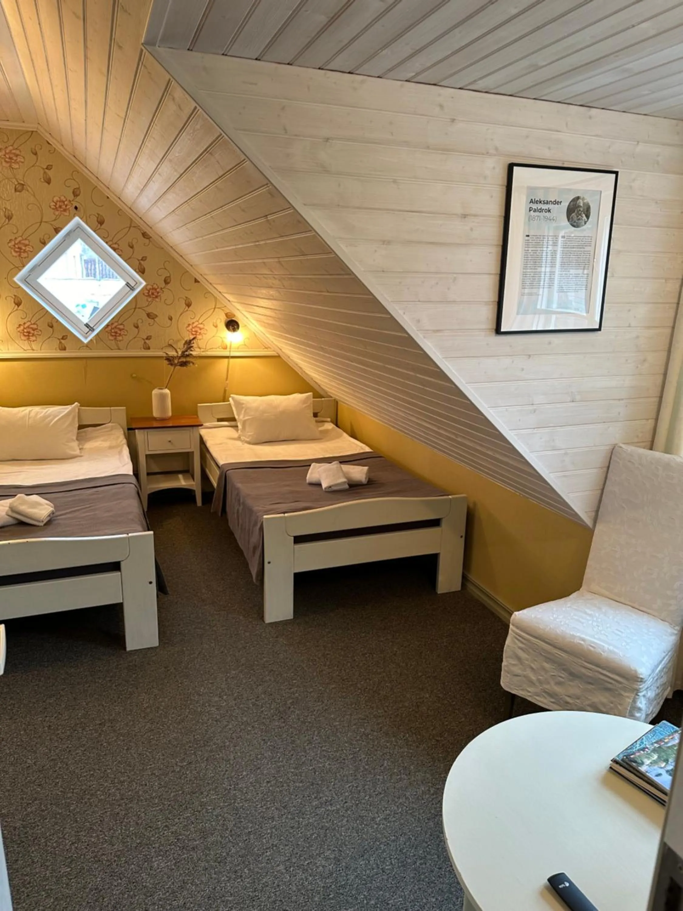Bed in Vanalinna Boutique Hotel