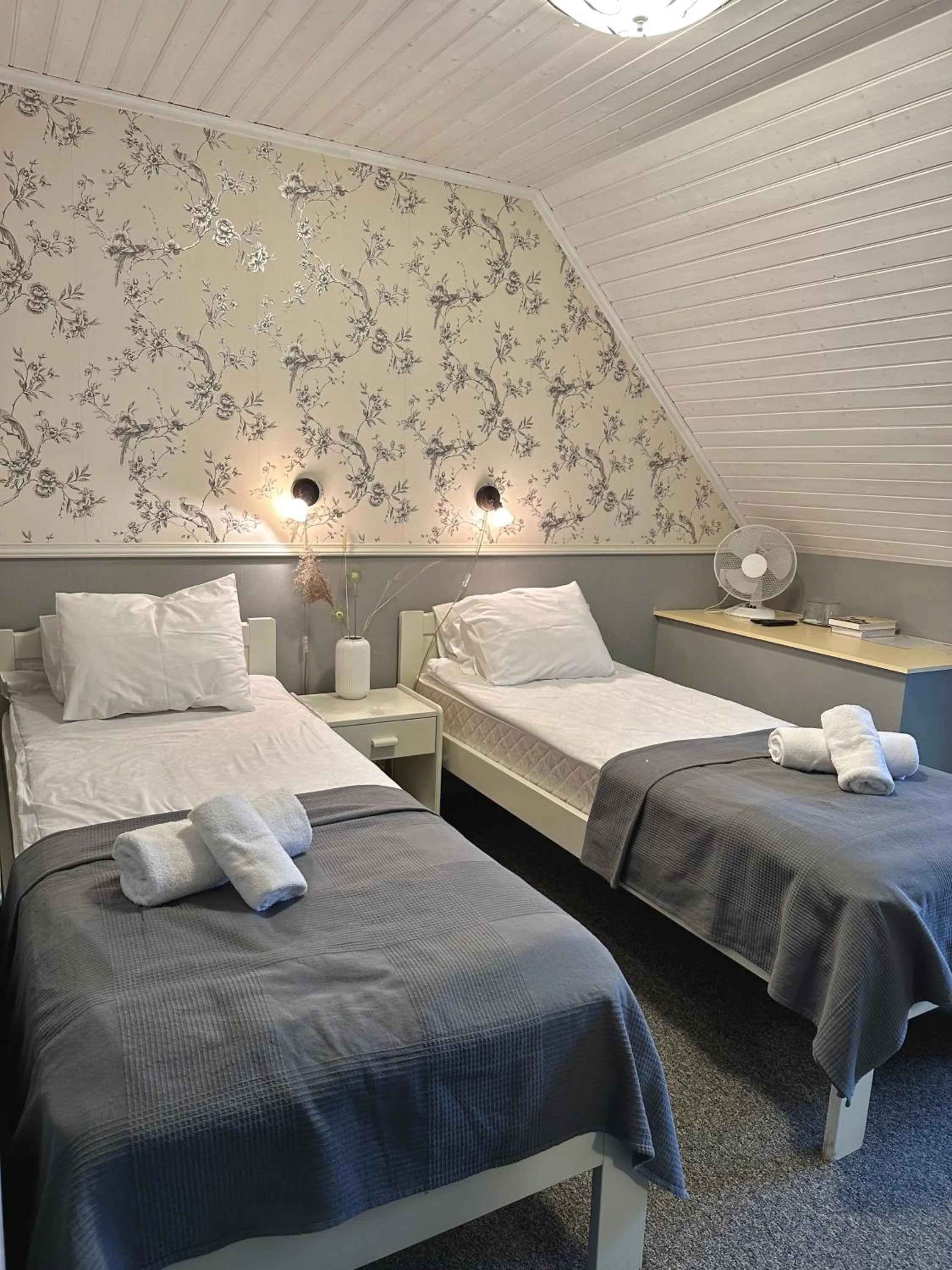 Bed in Vanalinna Boutique Hotel