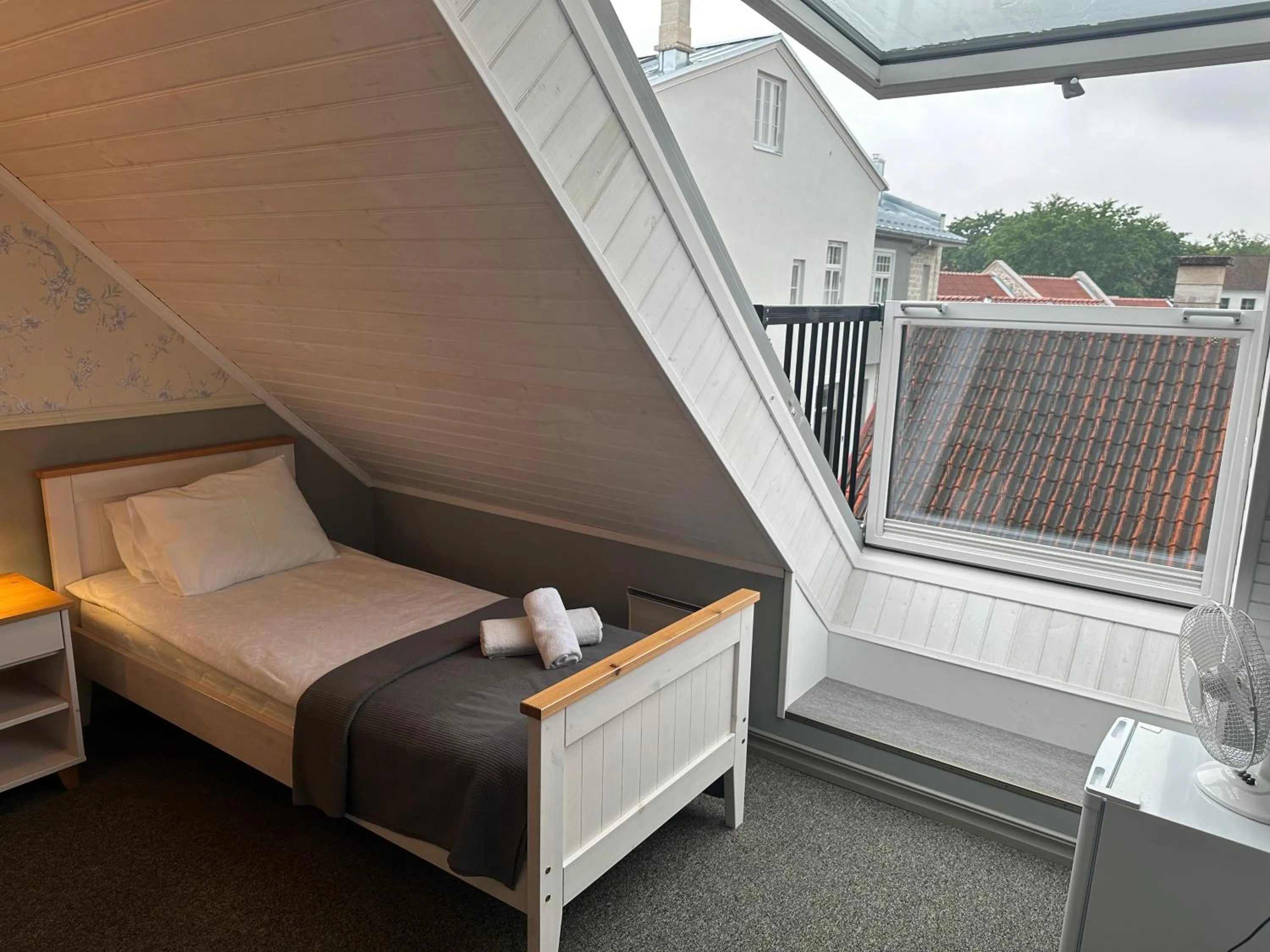Bed in Vanalinna Boutique Hotel