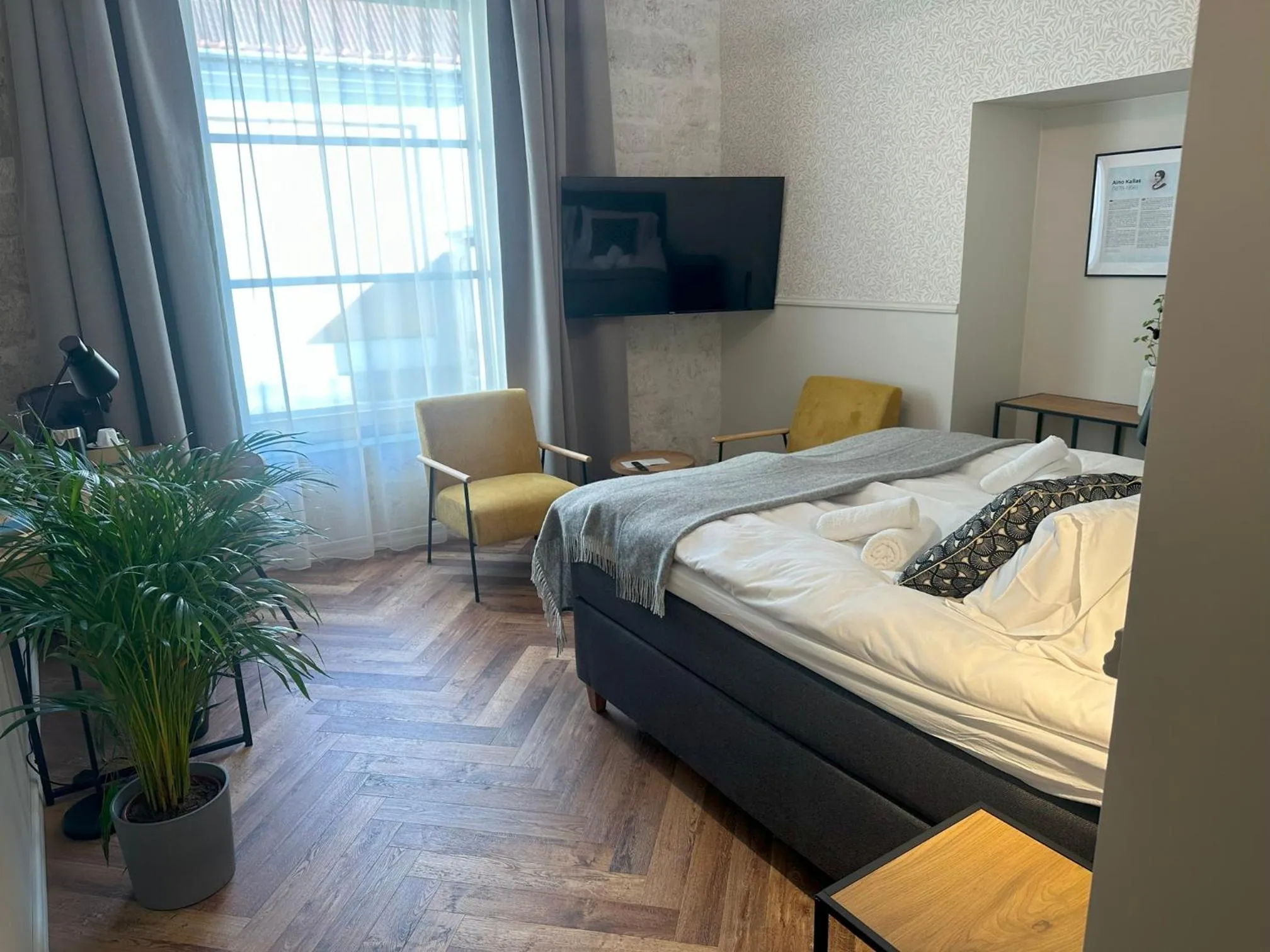Bedroom, Bed in Vanalinna Boutique Hotel