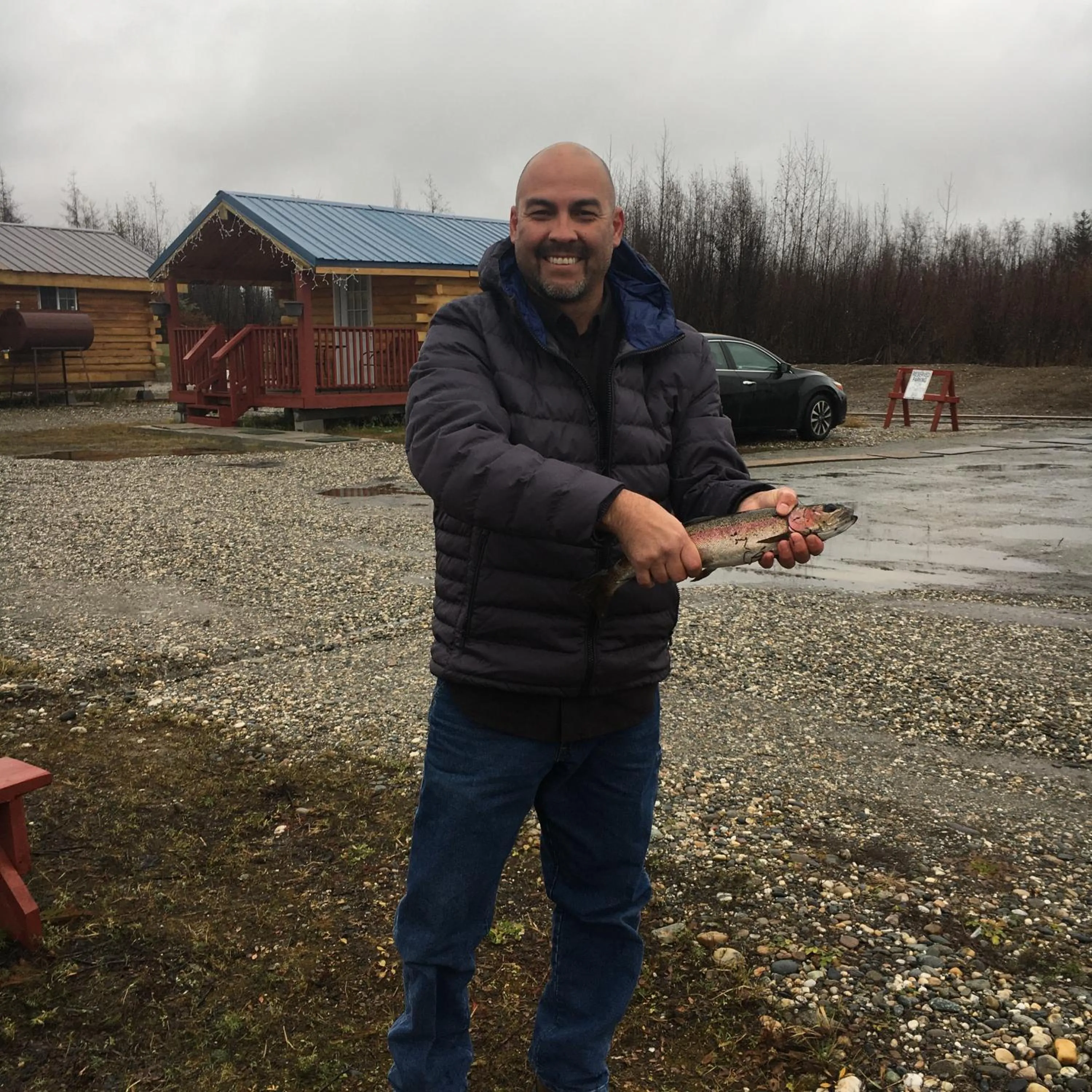 Alaska Log Cabins on the Pond