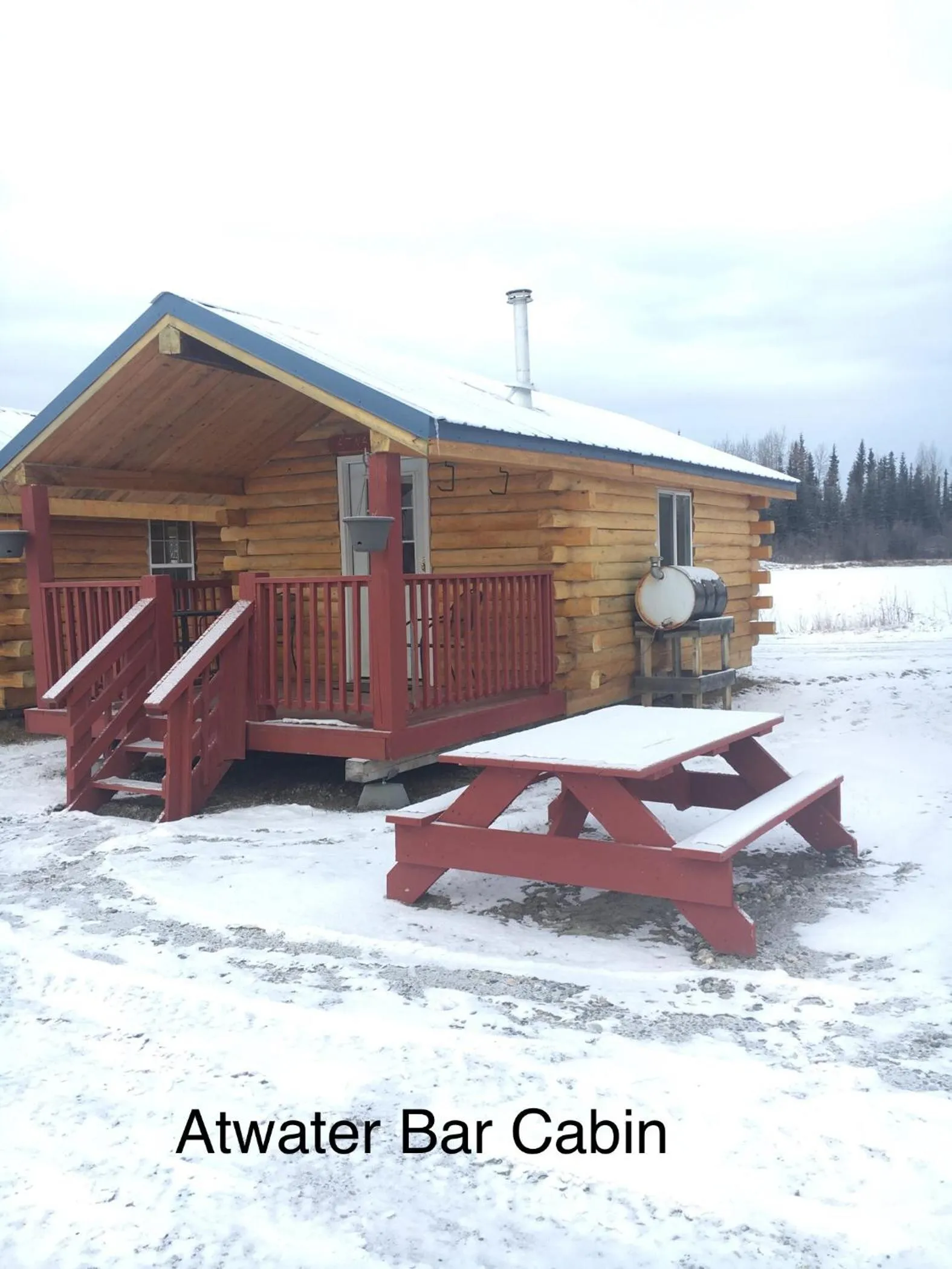 Alaska Log Cabins on the Pond