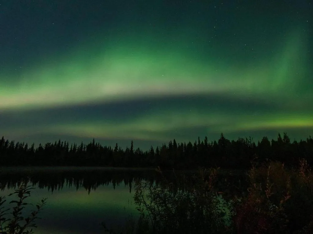Alaska Log Cabins on the Pond