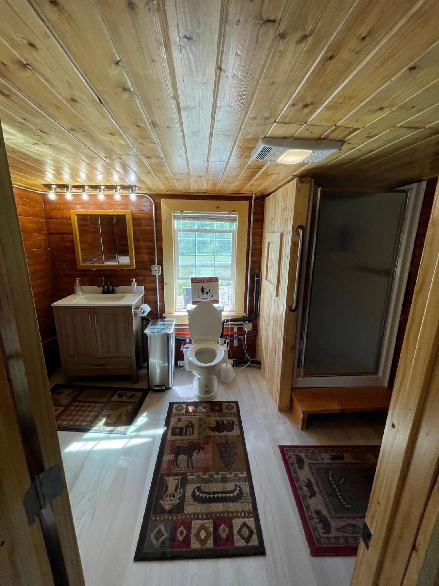 Alaska Log Cabins on the Pond