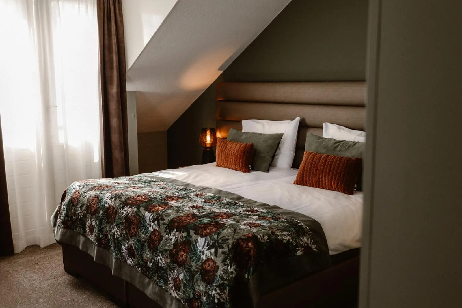 Bed in Hotel Restaurant Belvédère