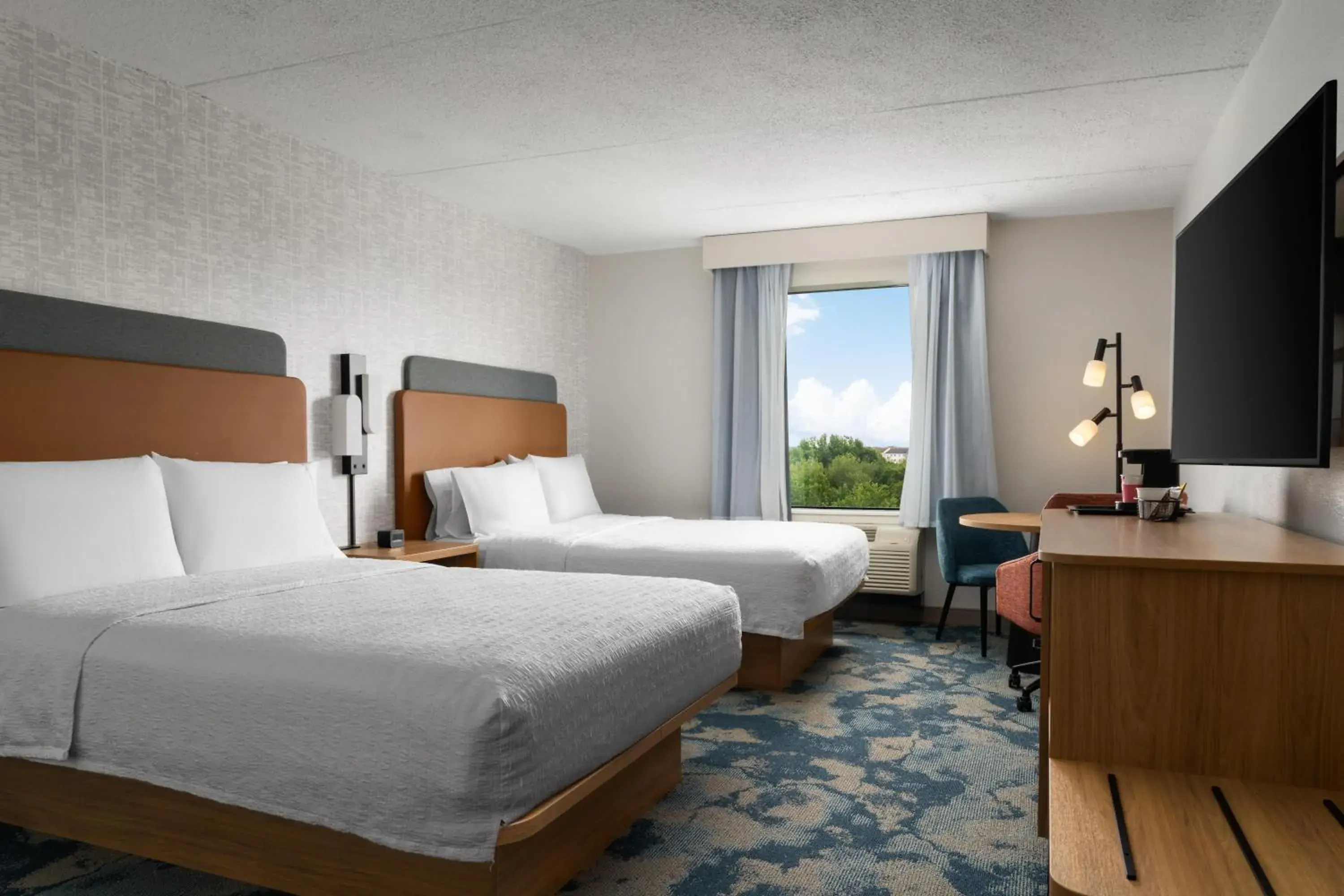 Room with Two Queen Beds - Non-Smoking in Hampton Inn Neptune Room with Two Queen Beds - Non-Smoking in Hampton Inn Neptune