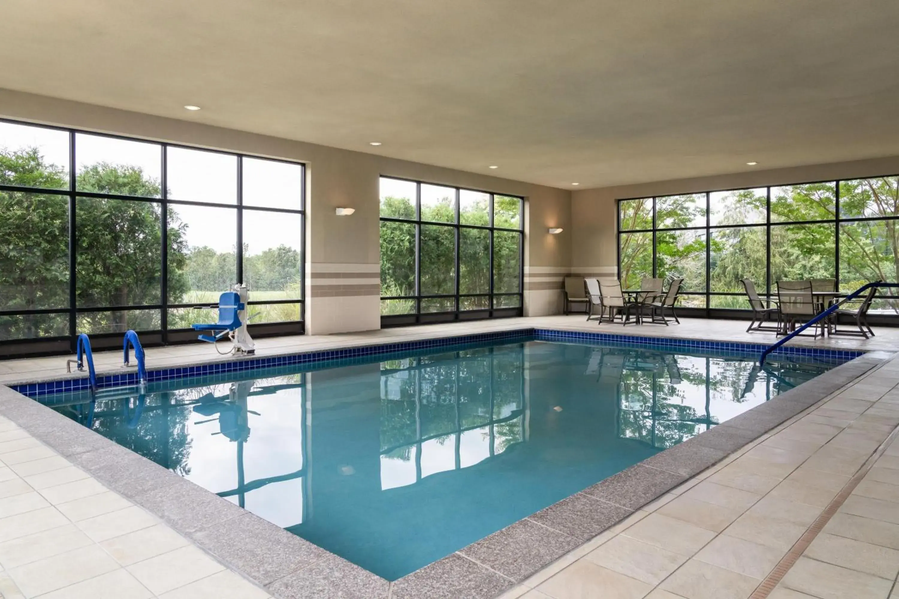 Pool view in Hampton Inn Neptune Pool view in Hampton Inn Neptune