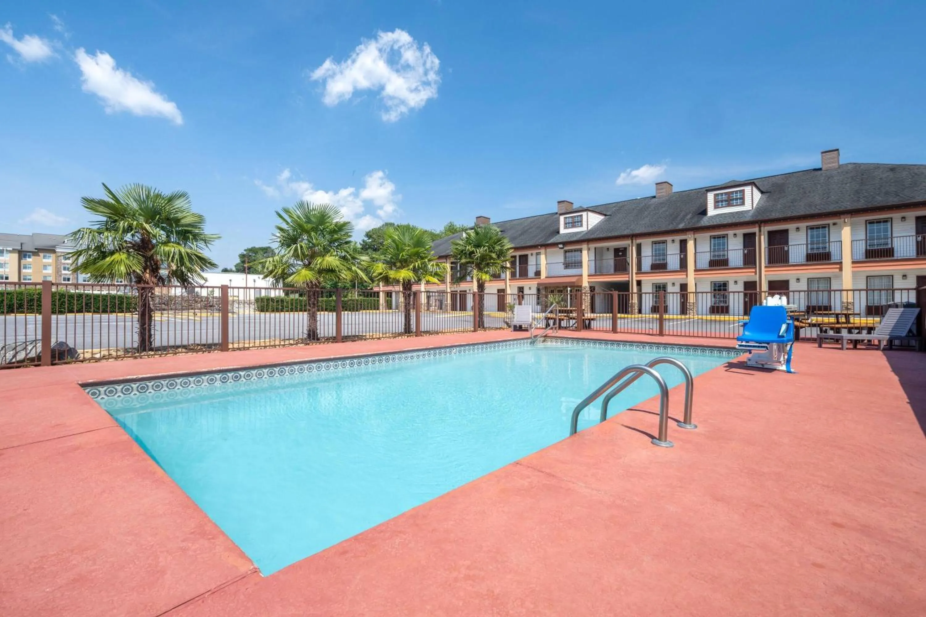 Swimming pool in Baymont by Wyndham Commerce GA Near Tanger Outlets Mall
