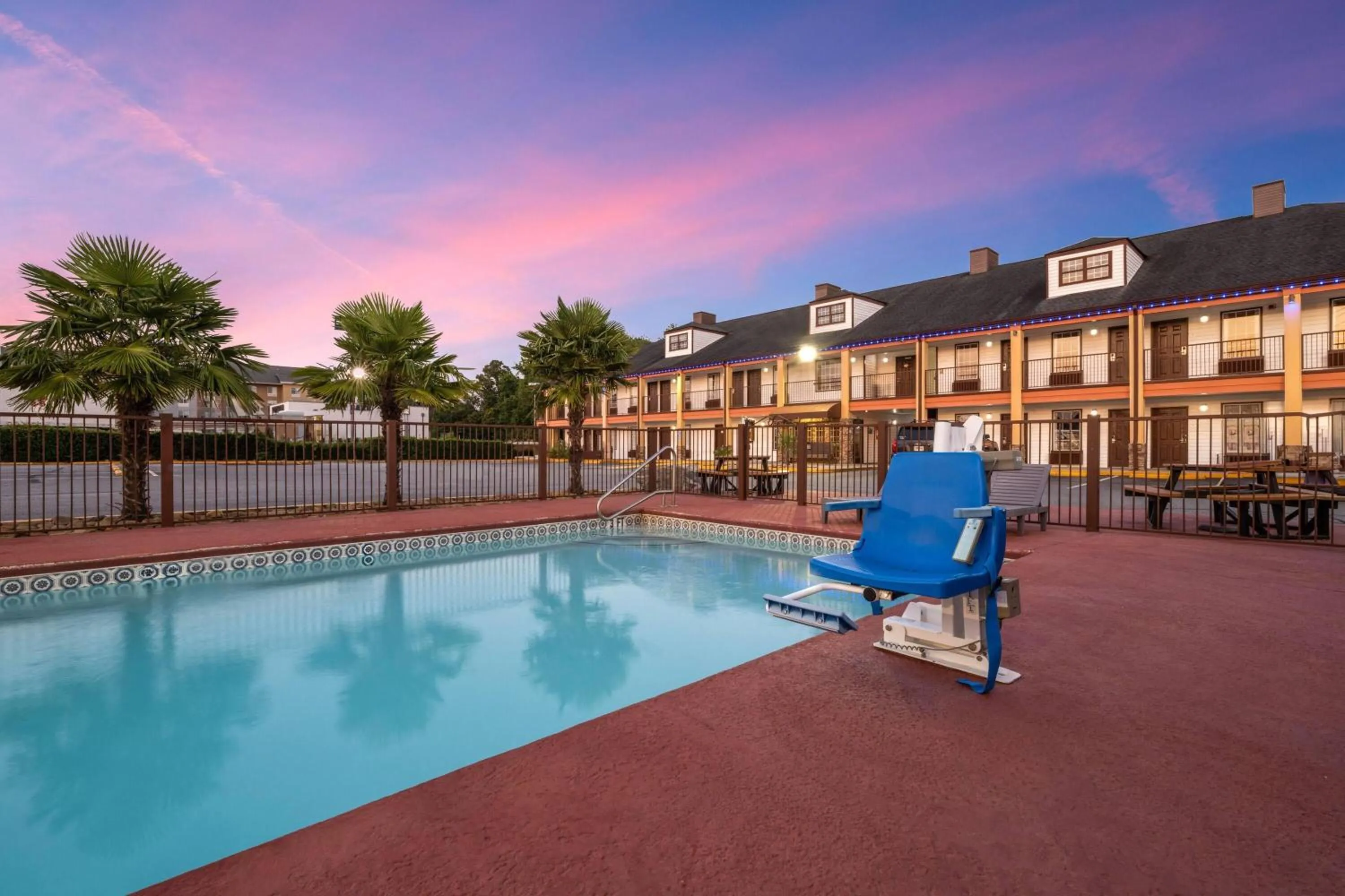 Swimming pool in Baymont by Wyndham Commerce GA Near Tanger Outlets Mall