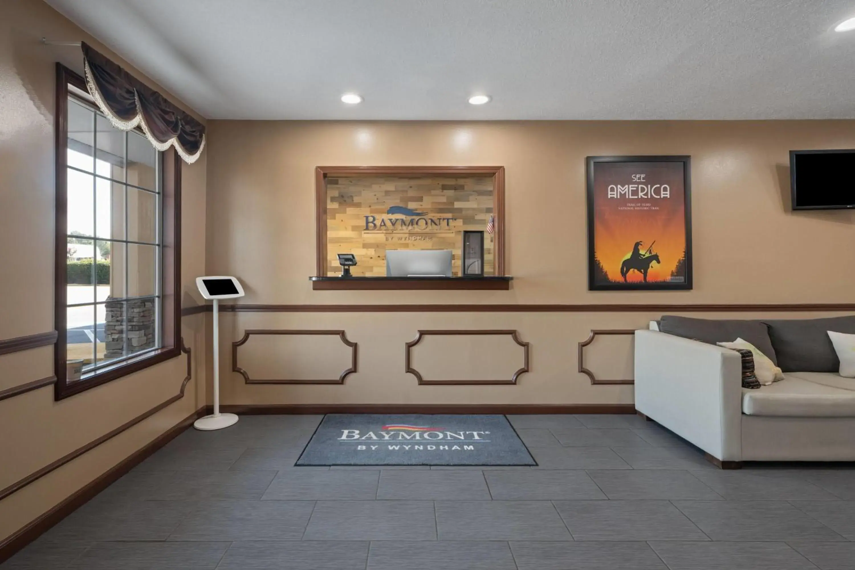 Lobby or reception in Baymont by Wyndham Commerce GA Near Tanger Outlets Mall Lobby or reception in Baymont by Wyndham Commerce GA Near Tanger Outlets Mall