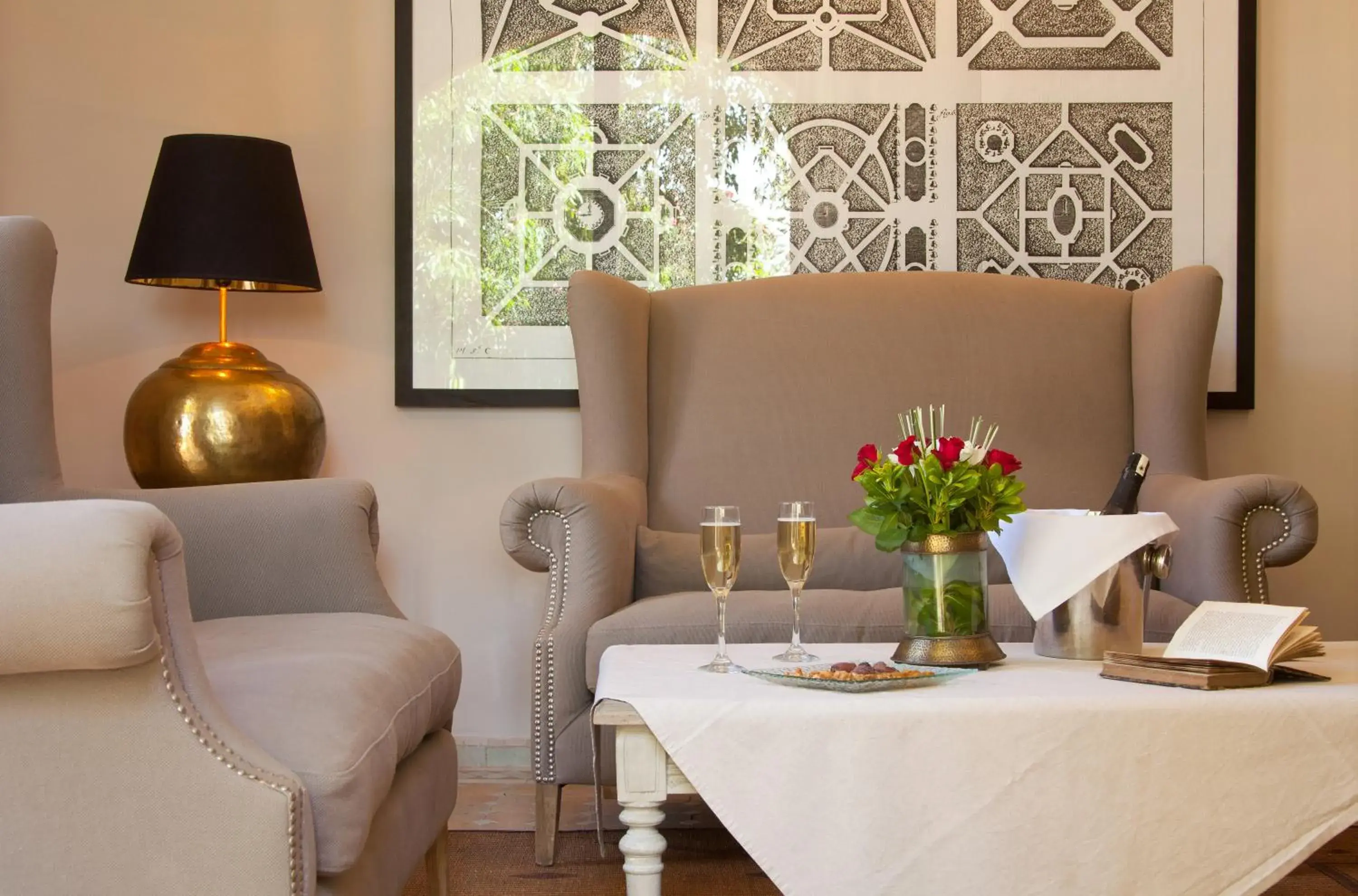 Living room in Palais de l'O - Maison d'hôtes Living room in Palais de l'O - Maison d'hôtes