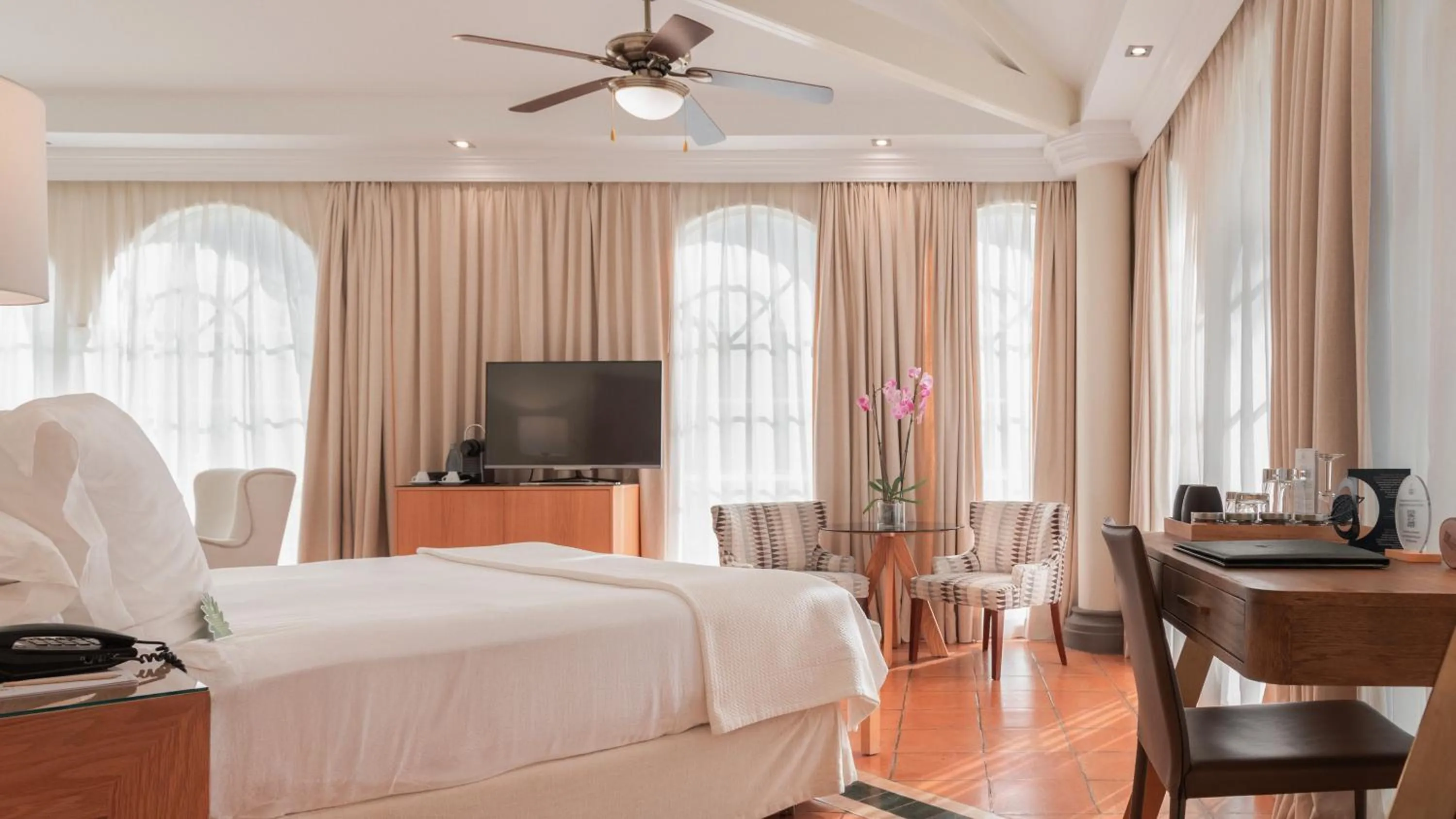 Living room, Bed in Bahia del Duque