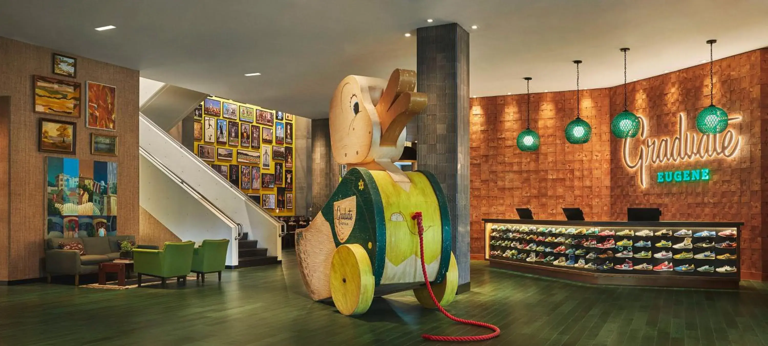 Lobby or reception in Graduate by Hilton Eugene Lobby or reception in Graduate by Hilton Eugene