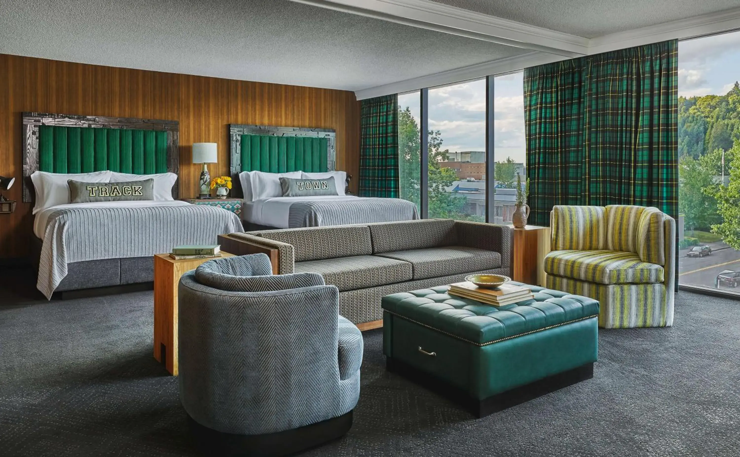 Living room, Bed in Graduate by Hilton Eugene Living room, Bed in Graduate by Hilton Eugene