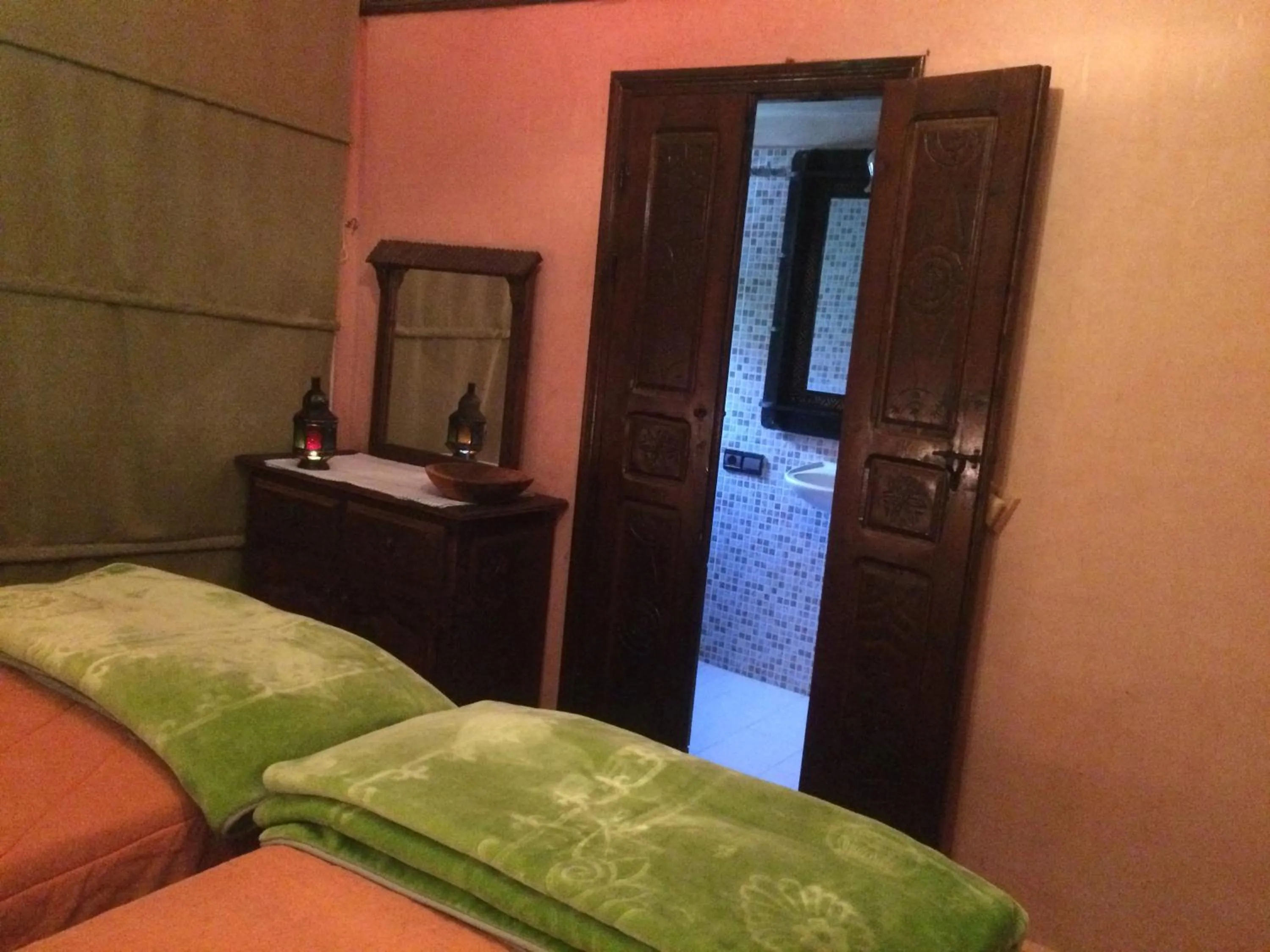 Bathroom, Bed in Gite Tizi Mizik