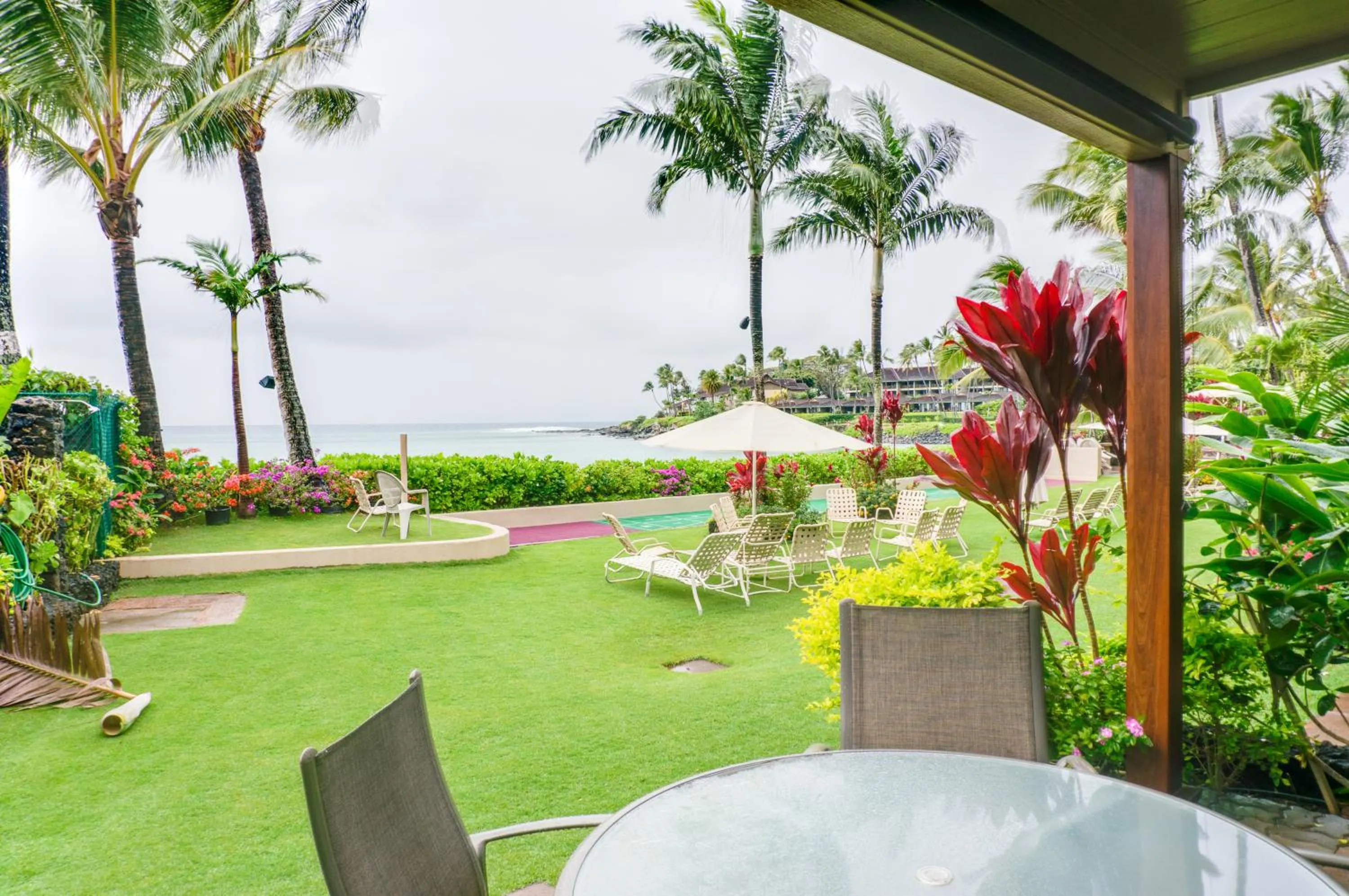 Patio in Hale Napili