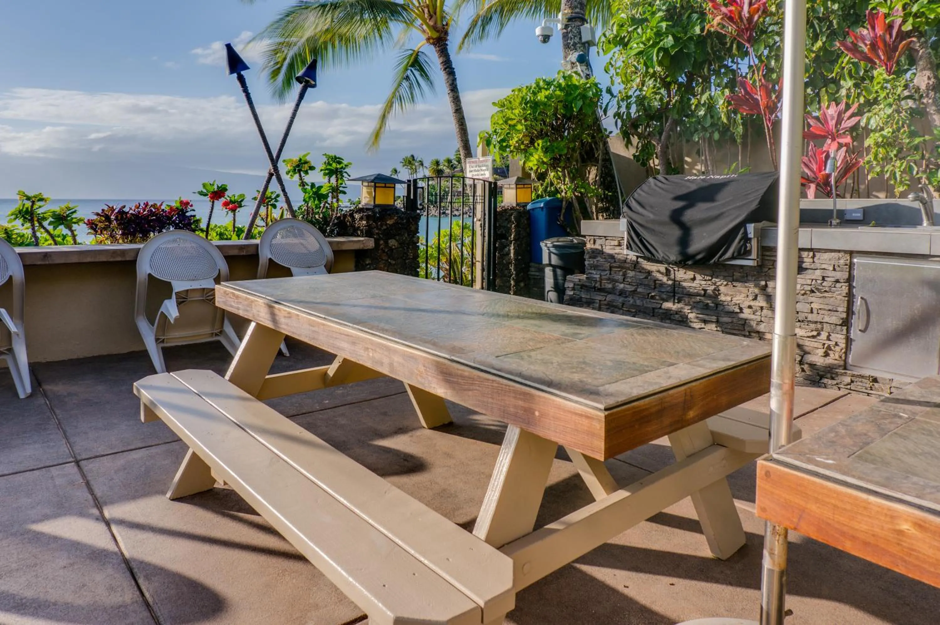 BBQ facilities in Hale Napili