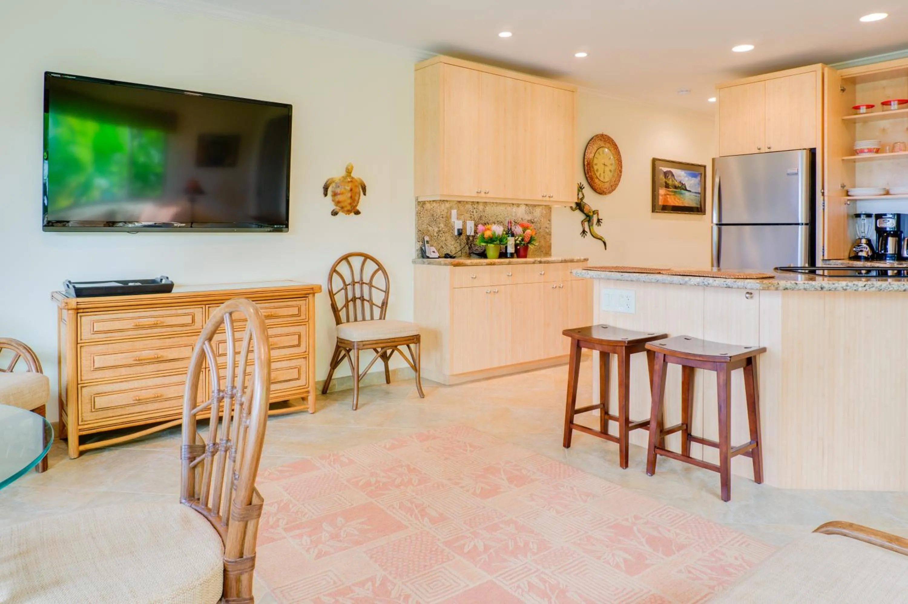 Living room in Hale Napili