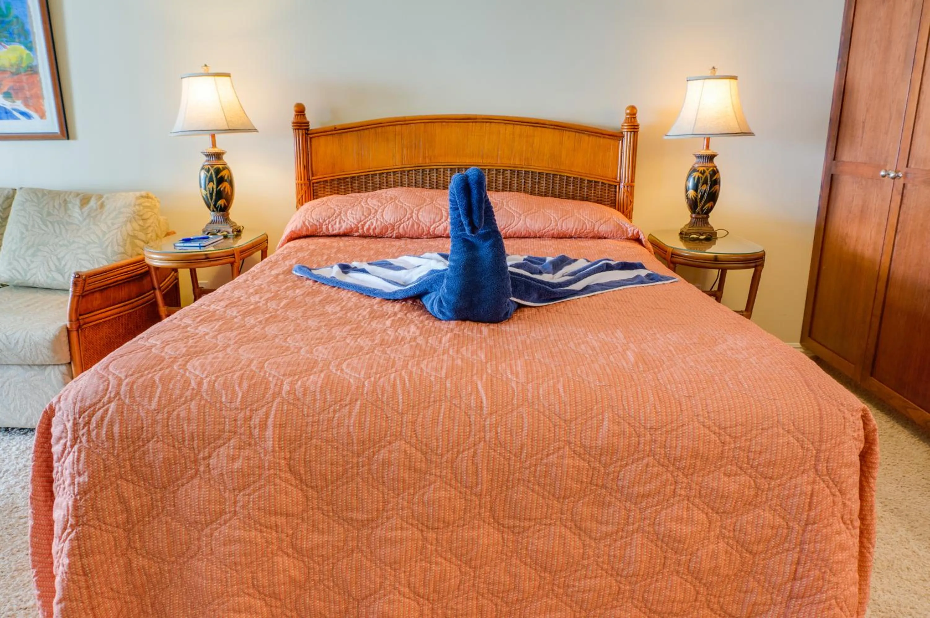 Bed in Hale Napili