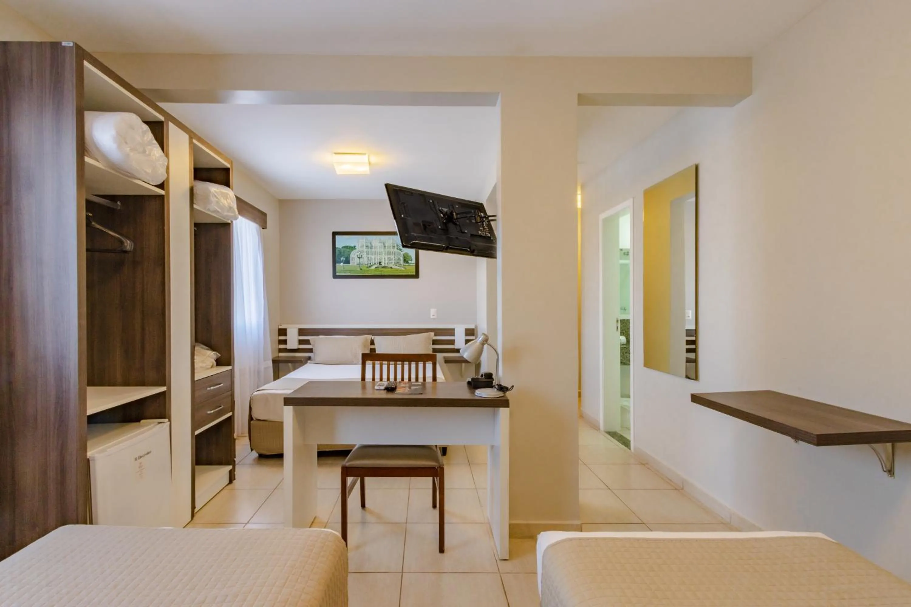 Bedroom, Bed in Bristol Portal do Iguaçu Curitiba Aeroporto