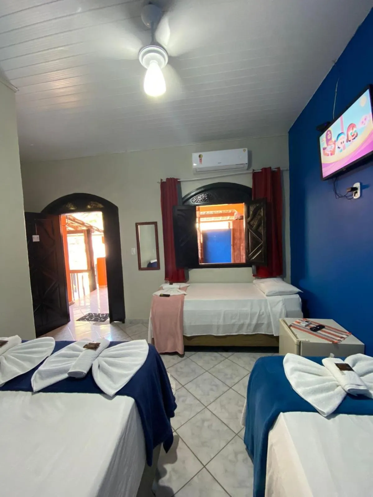 Bed in Pousada Doce Abiu