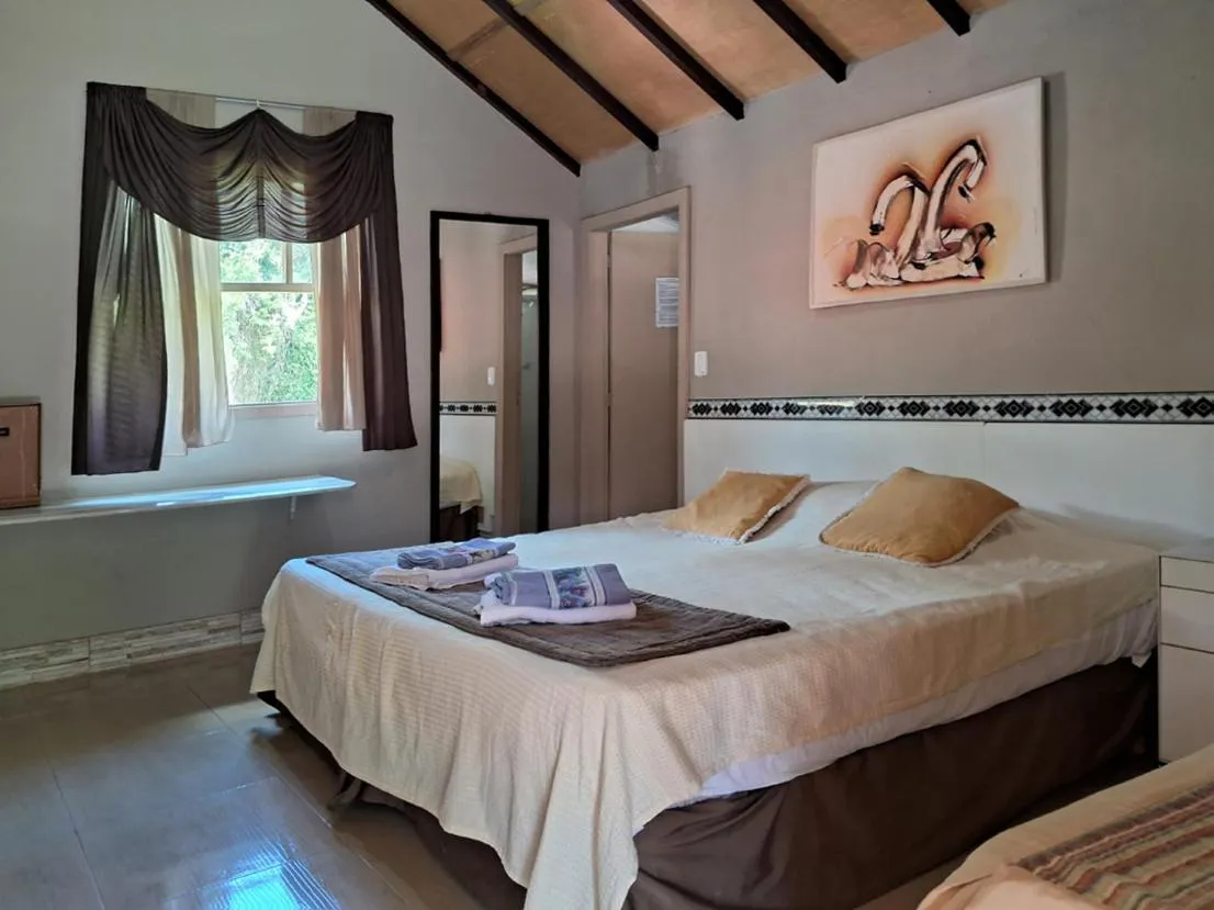 Bed in Pousada Juriti - Eco Hotel