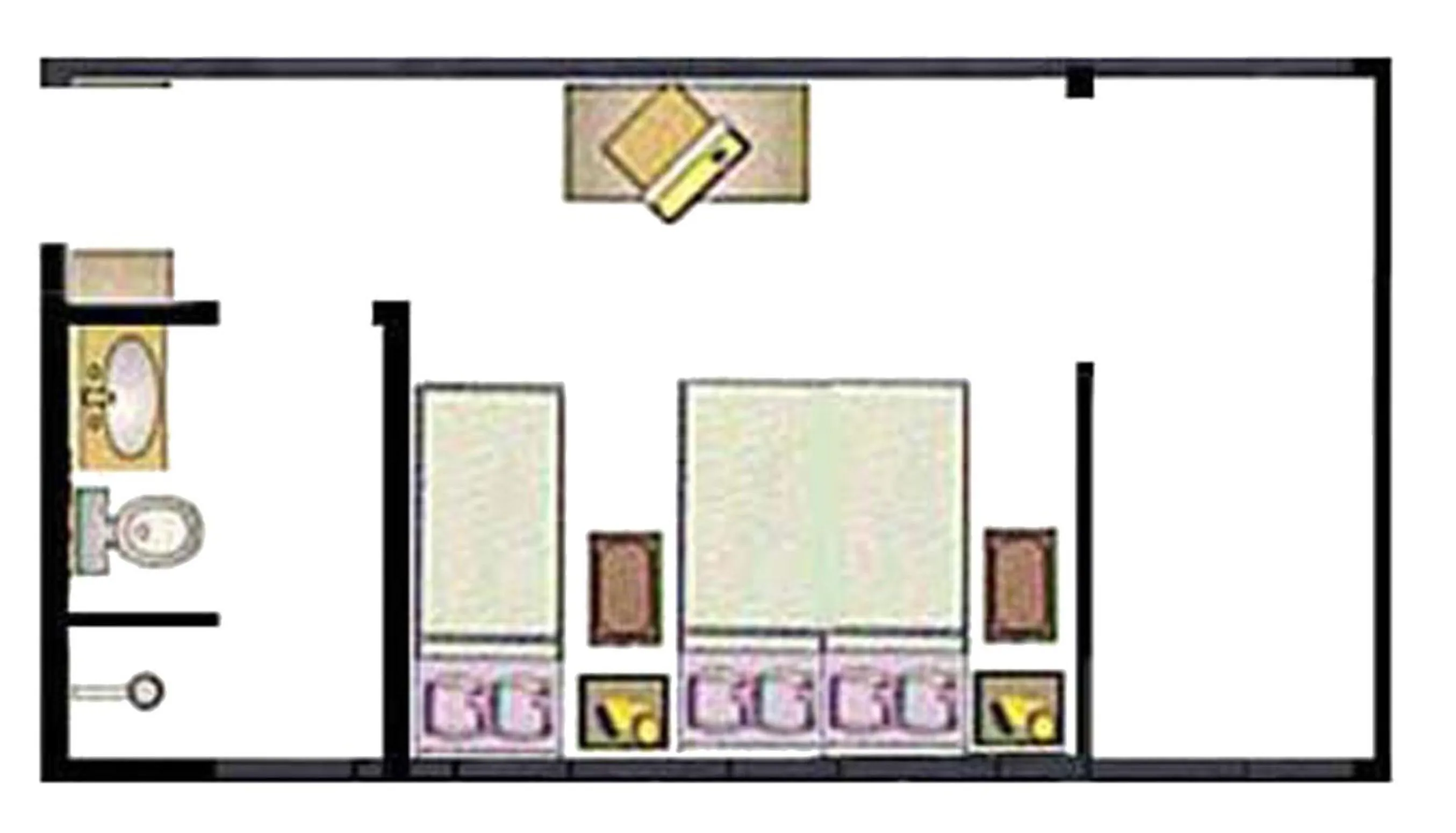 Floor plan in Pousada Juriti - Eco Hotel