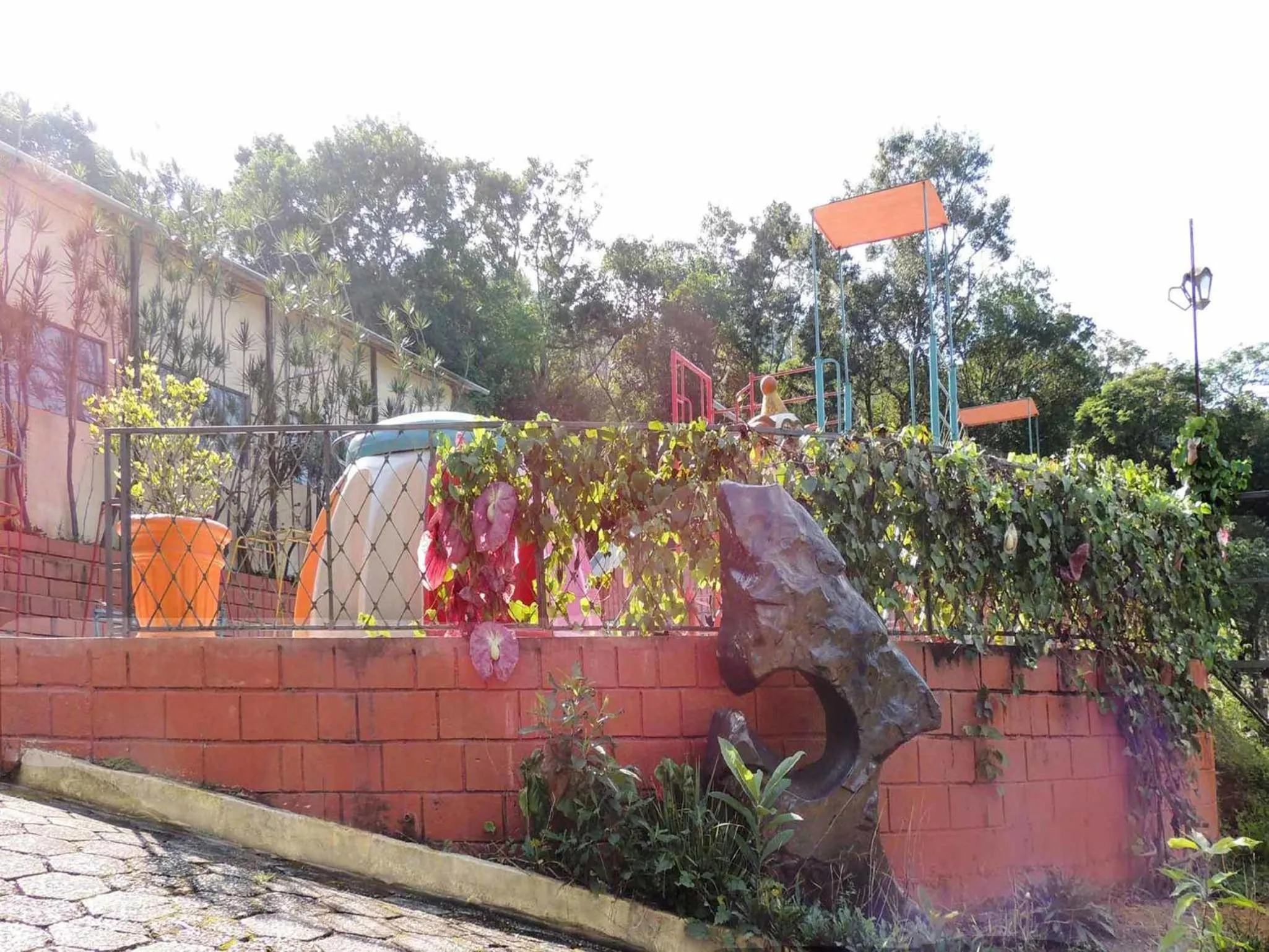 Decorative detail in Pousada Juriti - Eco Hotel