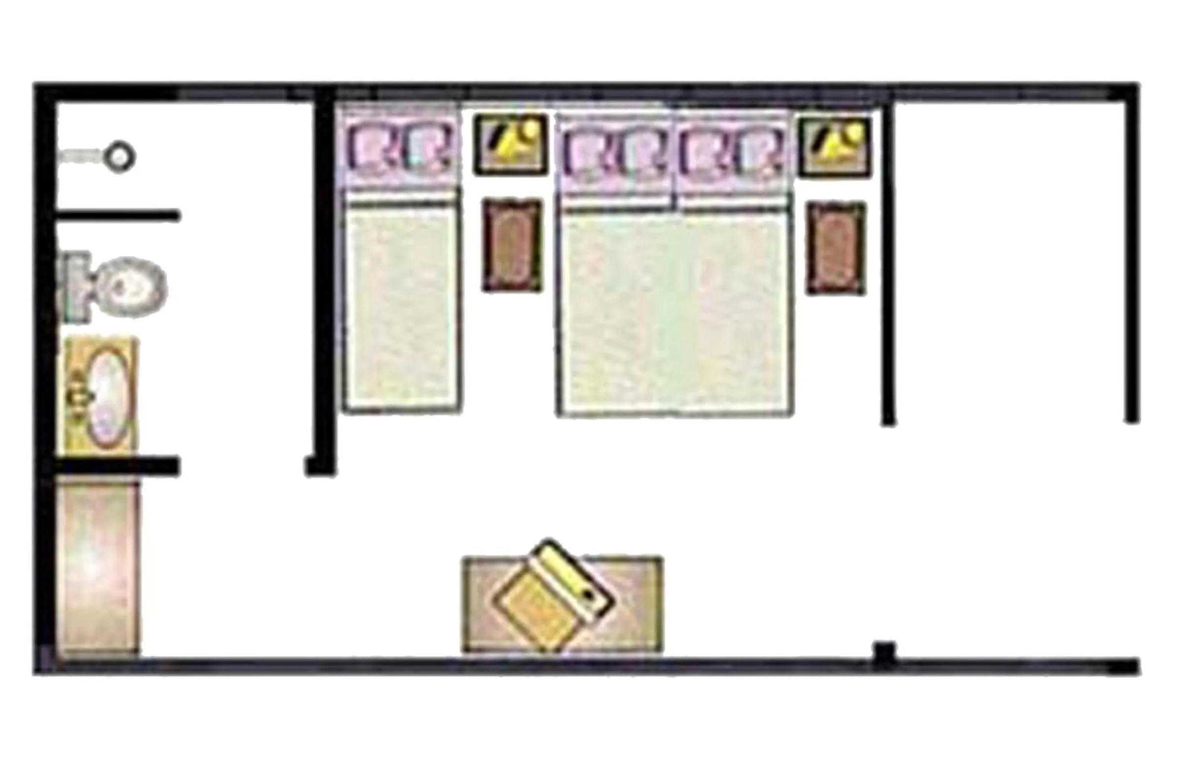 Floor plan in Pousada Juriti - Eco Hotel