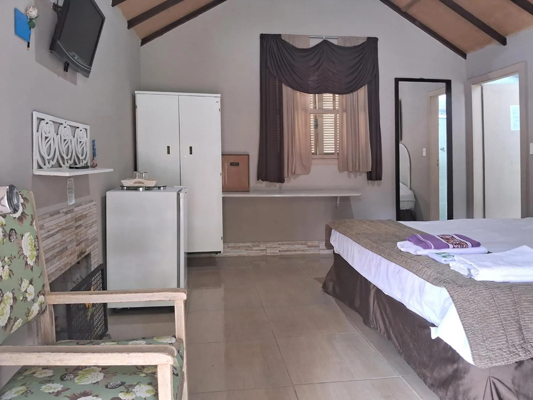 Bed in Pousada Juriti - Eco Hotel