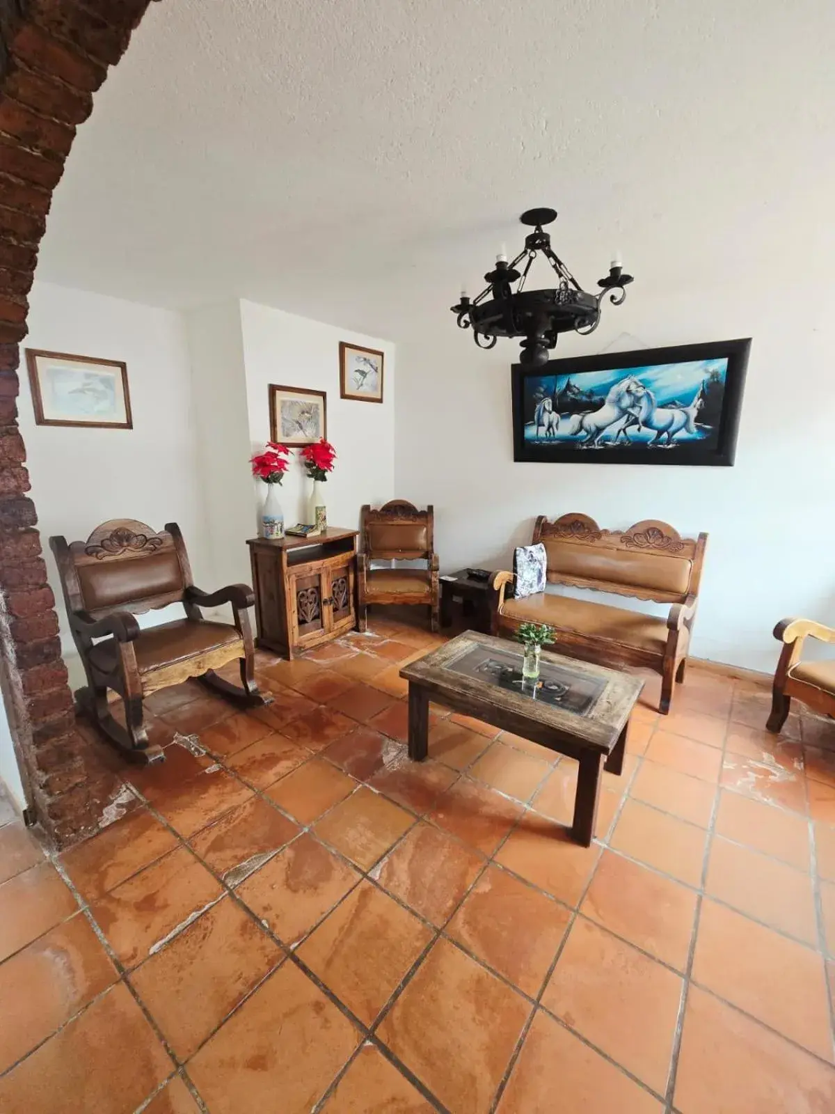 Living room in Aparta Hotel El Refugio de María Living room in Aparta Hotel El Refugio de María