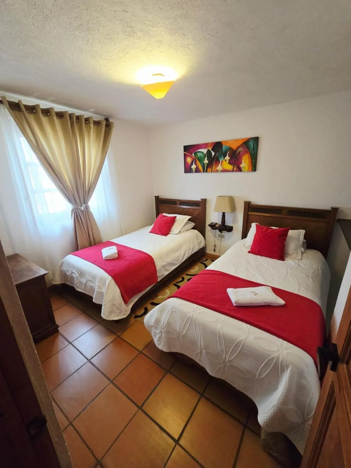 Photo of the whole room, Bed in Aparta Hotel El Refugio de María