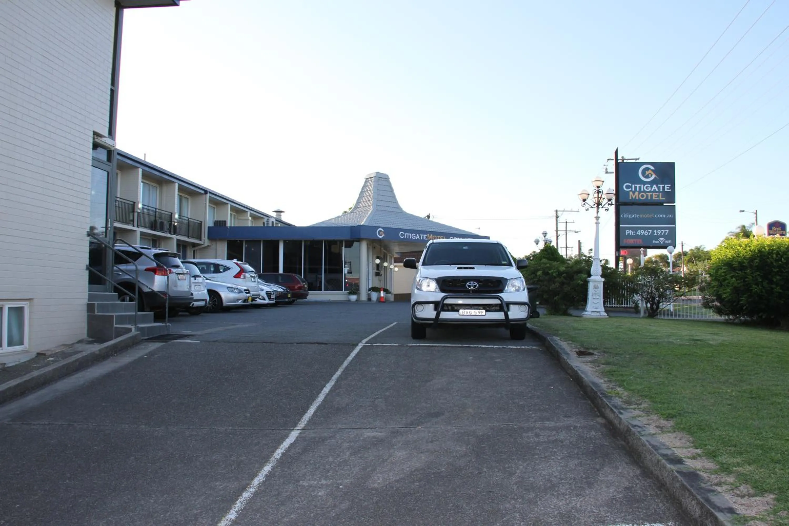 Property building in Citigate Motel Newcastle
