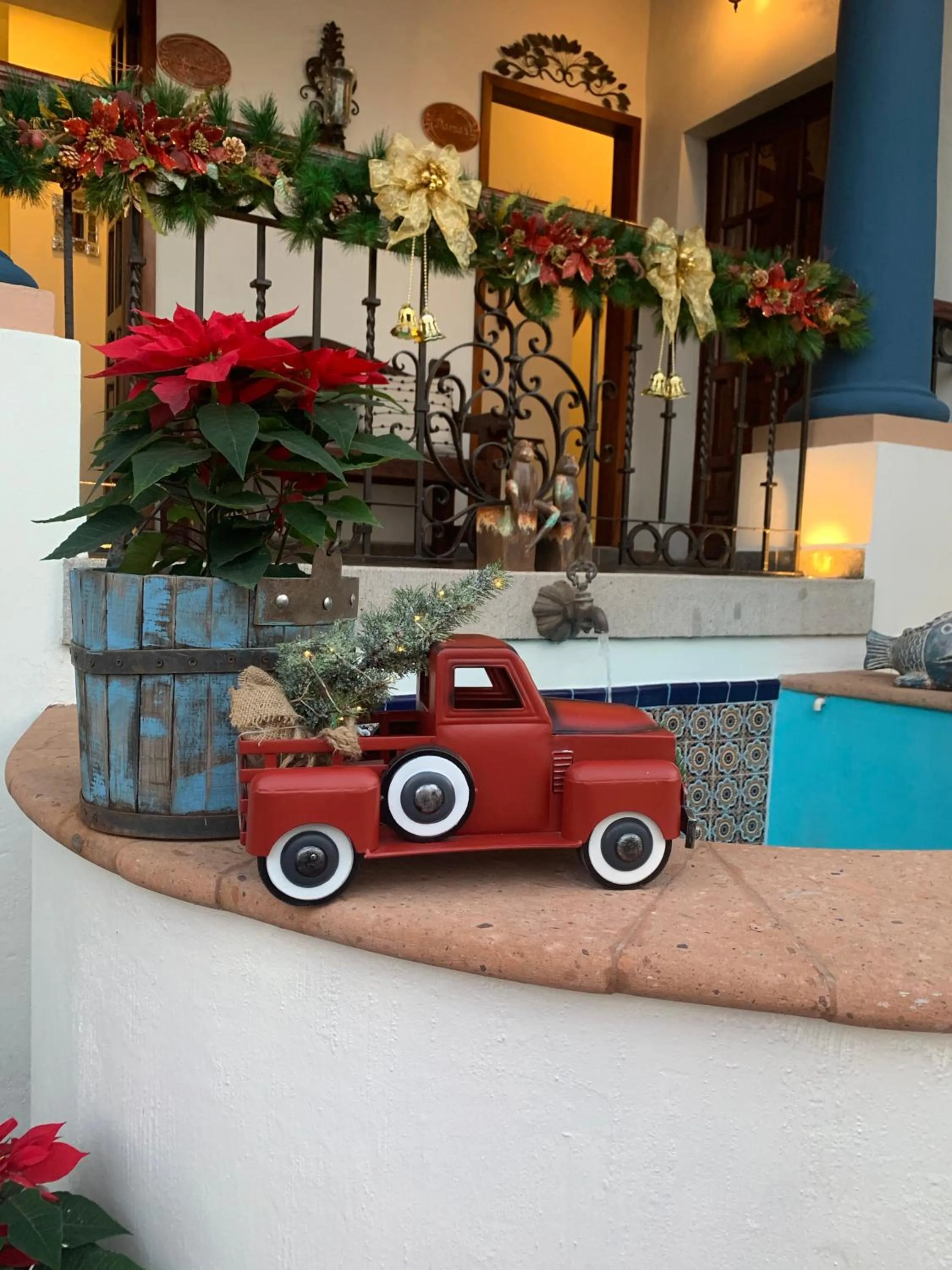 Patio in Hotel Santa Paula