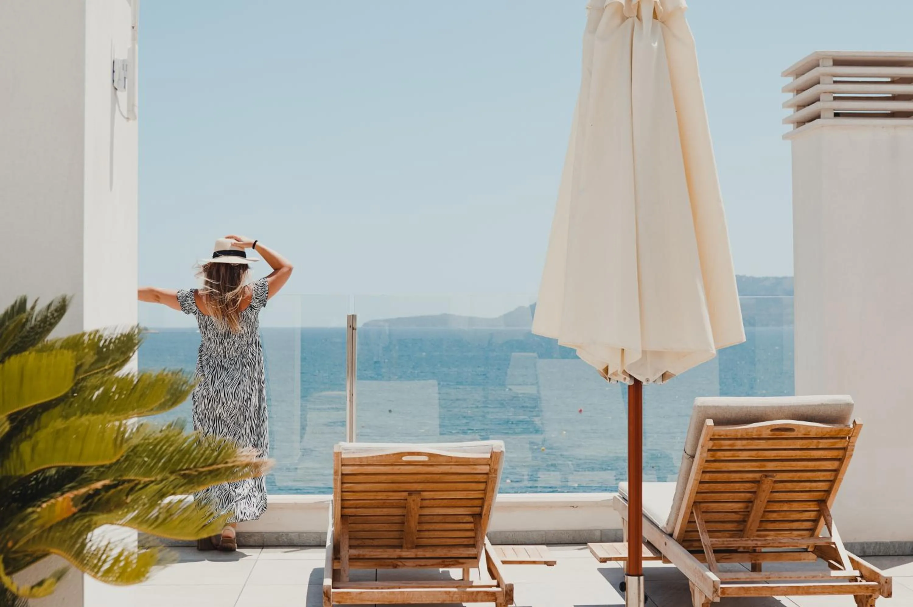 Balcony/Terrace in Hoposa Pollentia - Adults Only