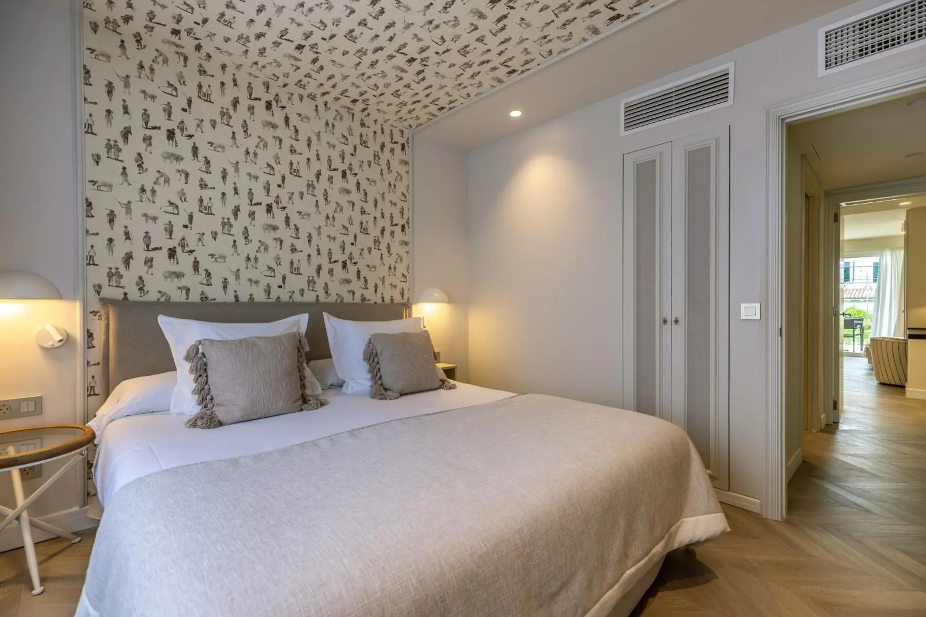 Bedroom, Bed in Hoposa Pollensamar Apartamentos Bedroom, Bed in Hoposa Pollensamar Apartamentos