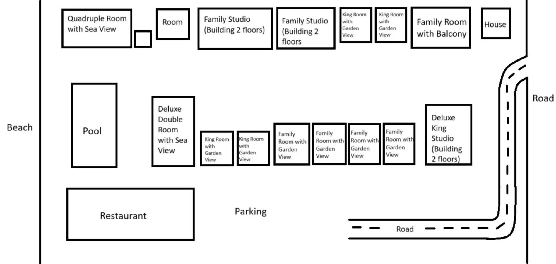 Property building in Nice Beach Resort Koh Pha-ngan