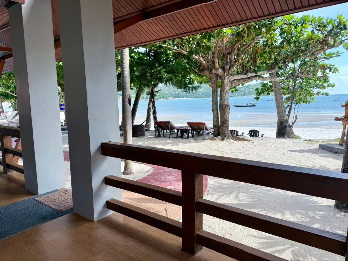 Sea view in Nice Beach Resort Koh Pha-ngan