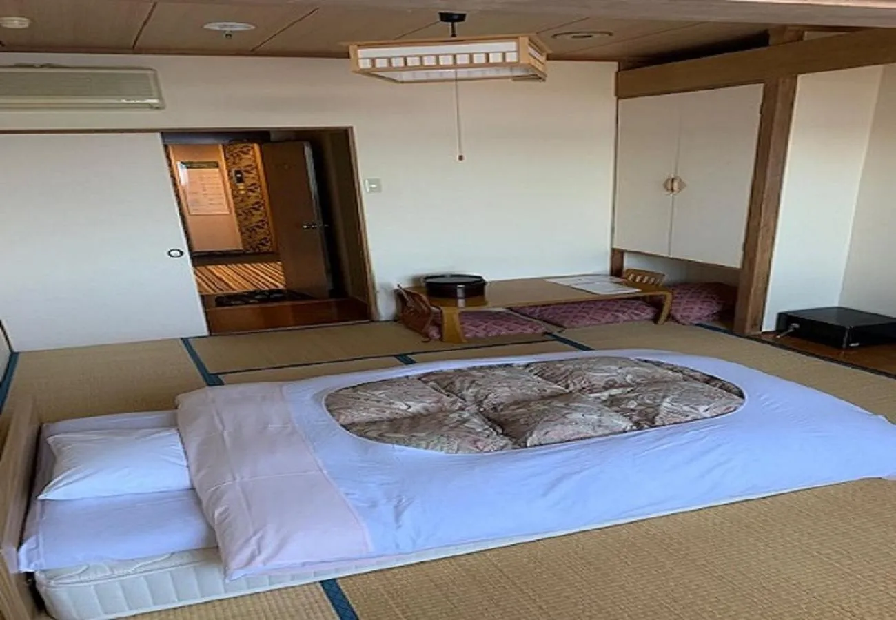 Bed in Abashiri Kanko Hotel