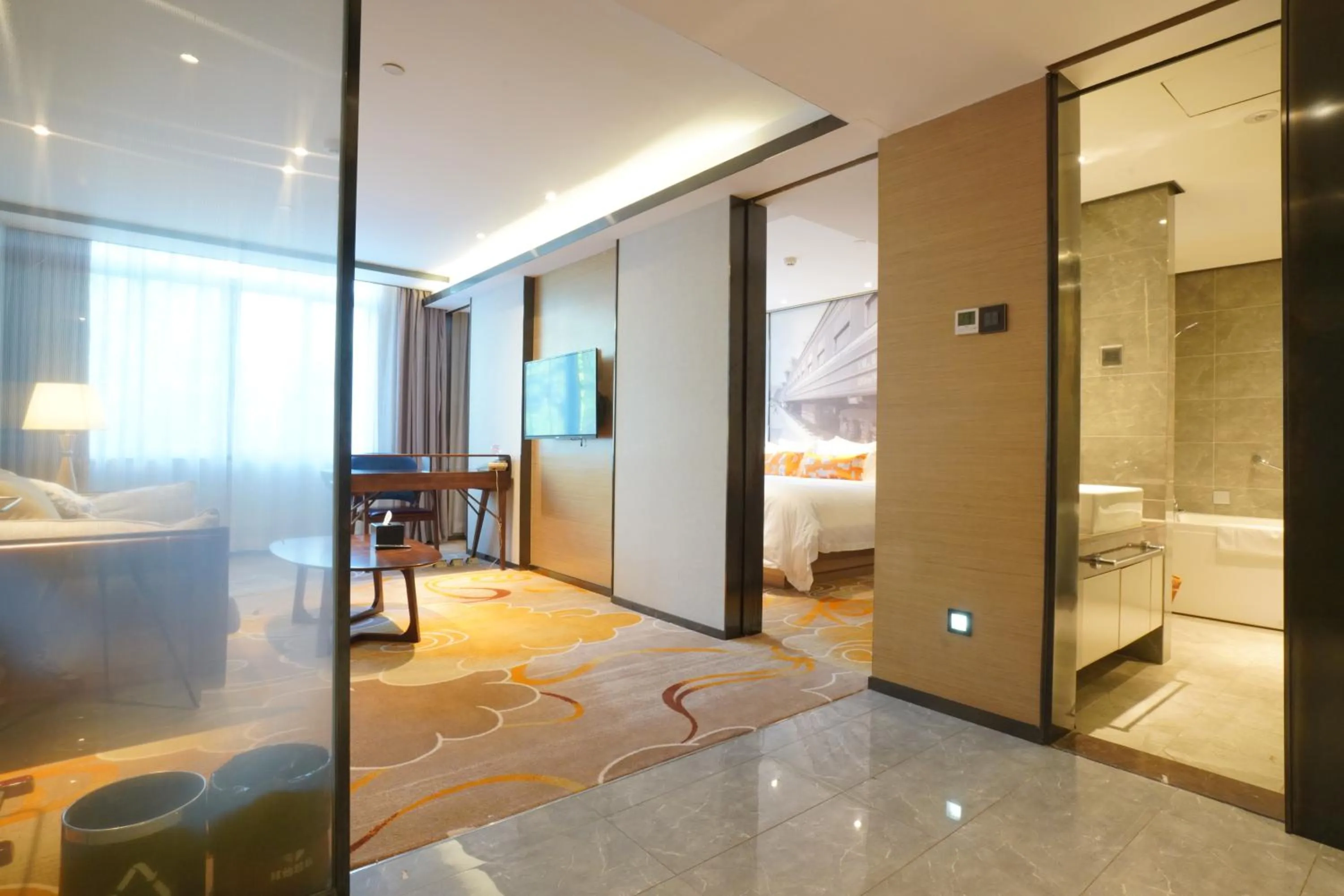 Bed in Guangdong Baiyun City Hotel