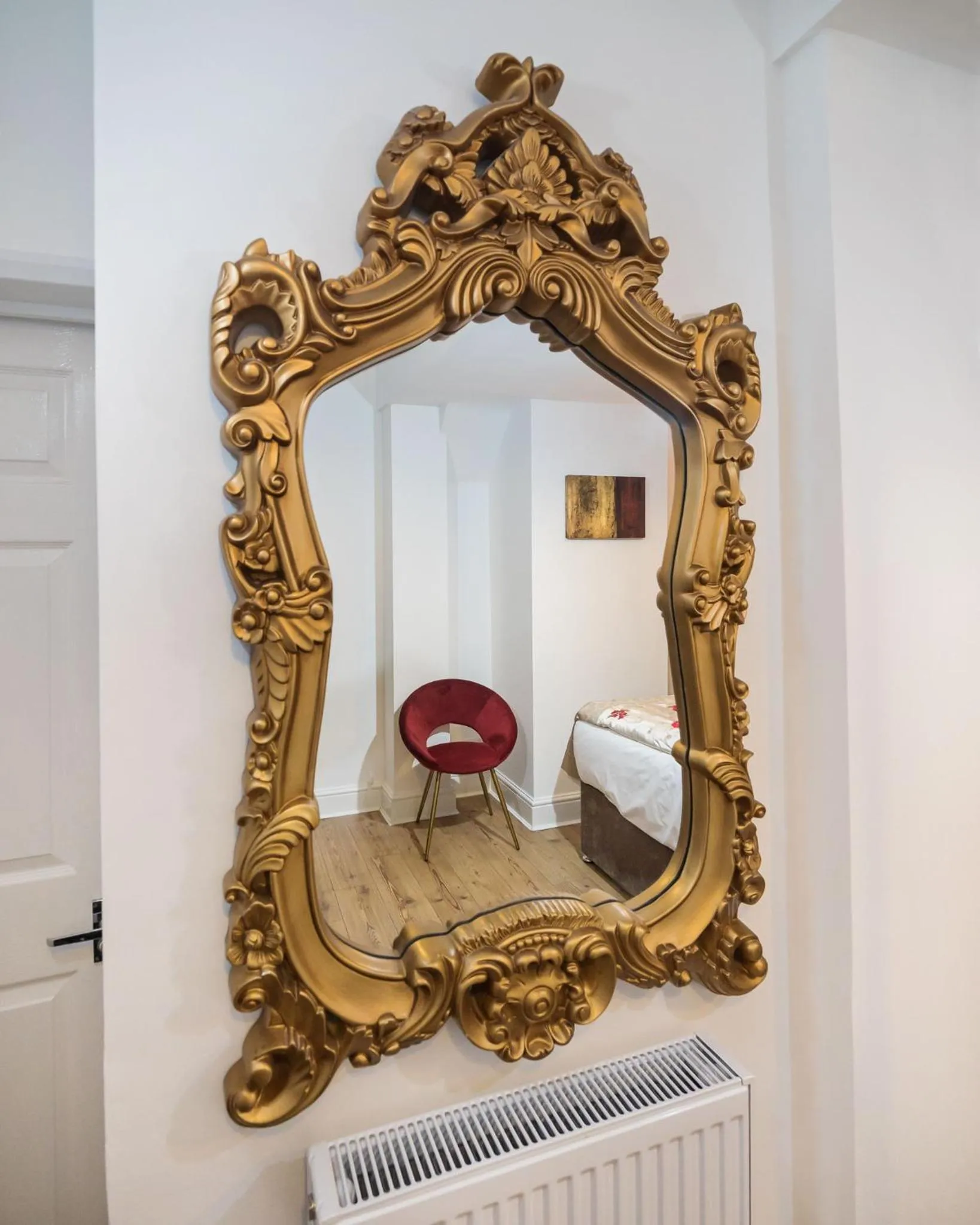 Seating area in G Boutique Hotel