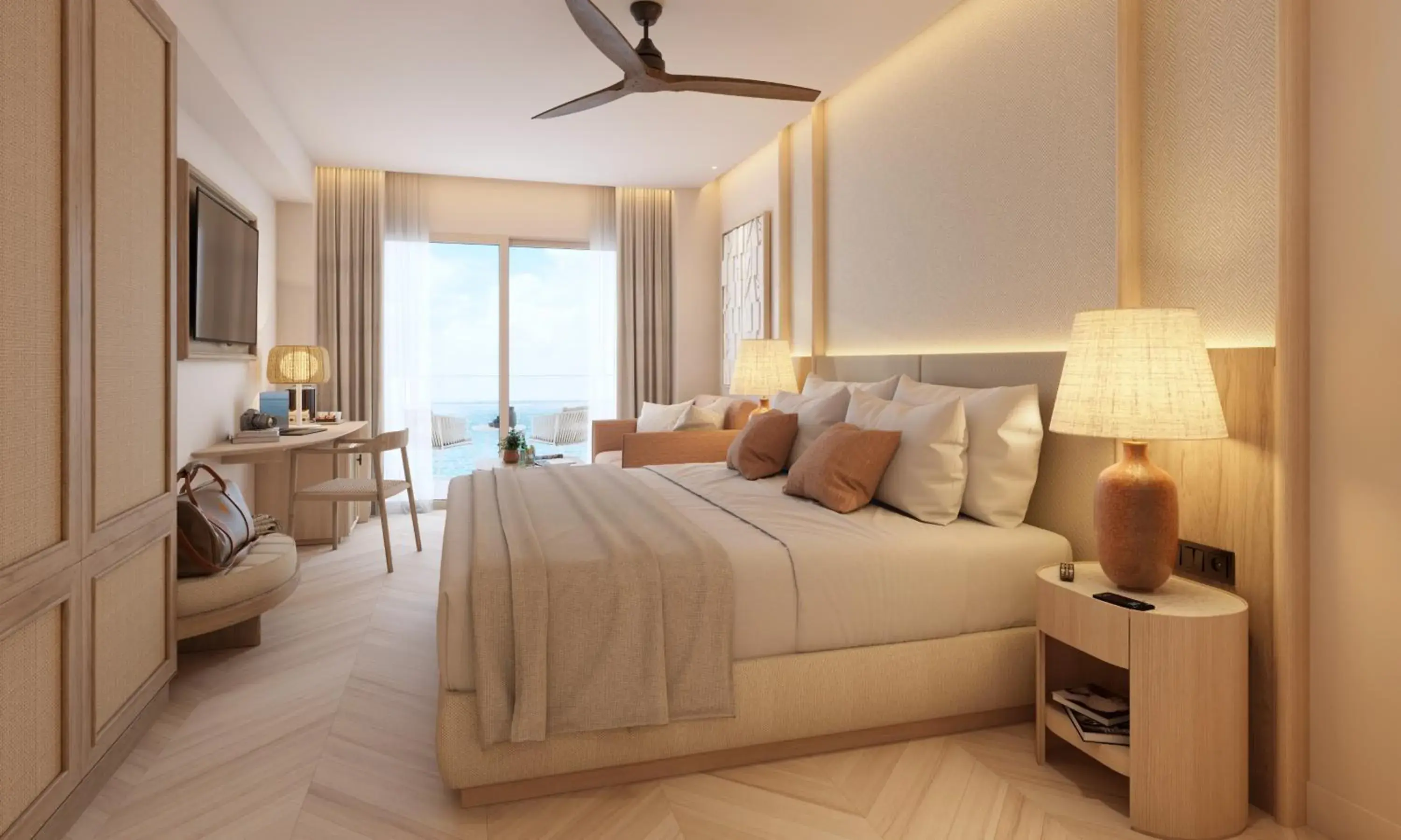 Bed in Hipotels Don Juan Bed in Hipotels Don Juan