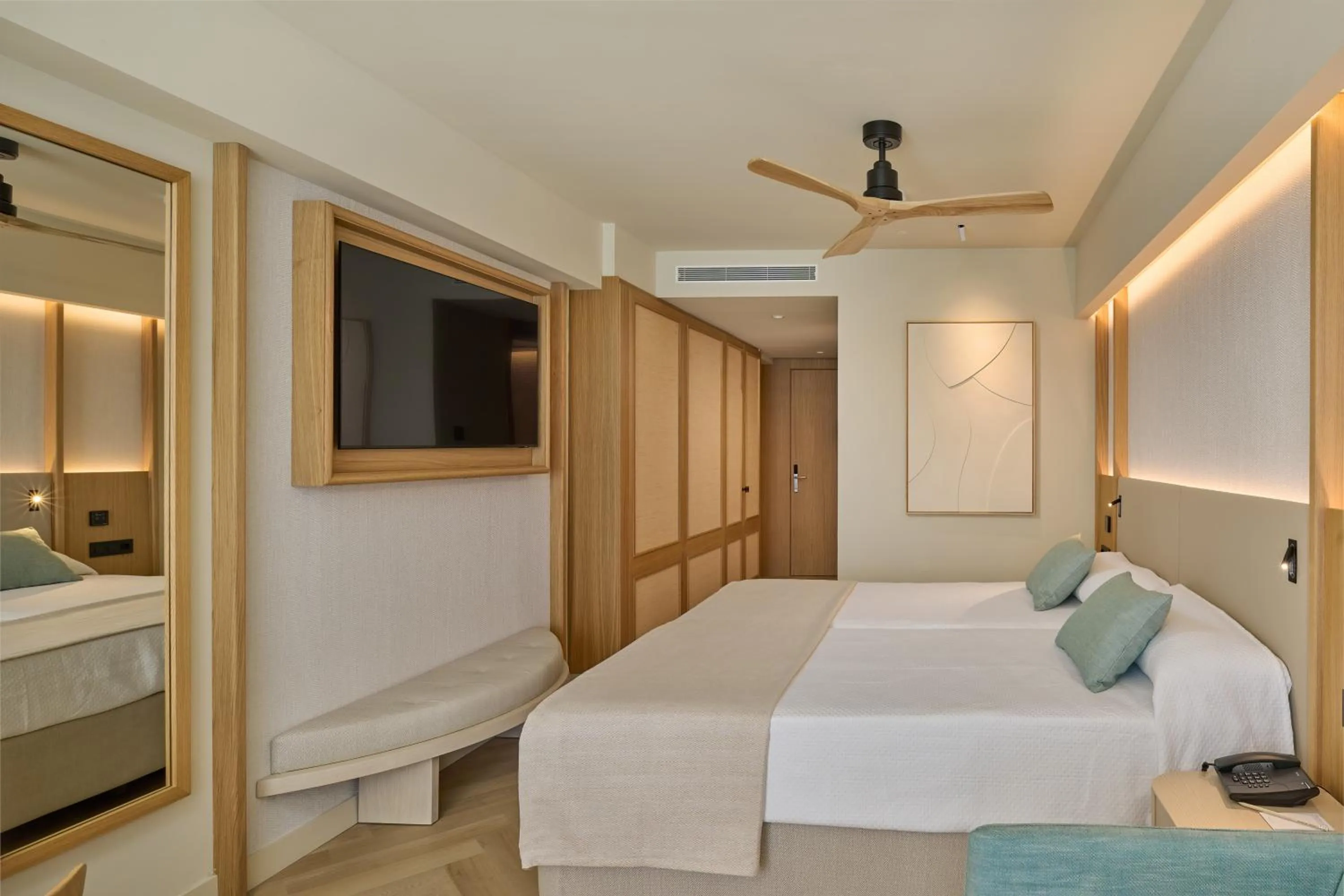 Bed in Hipotels Don Juan