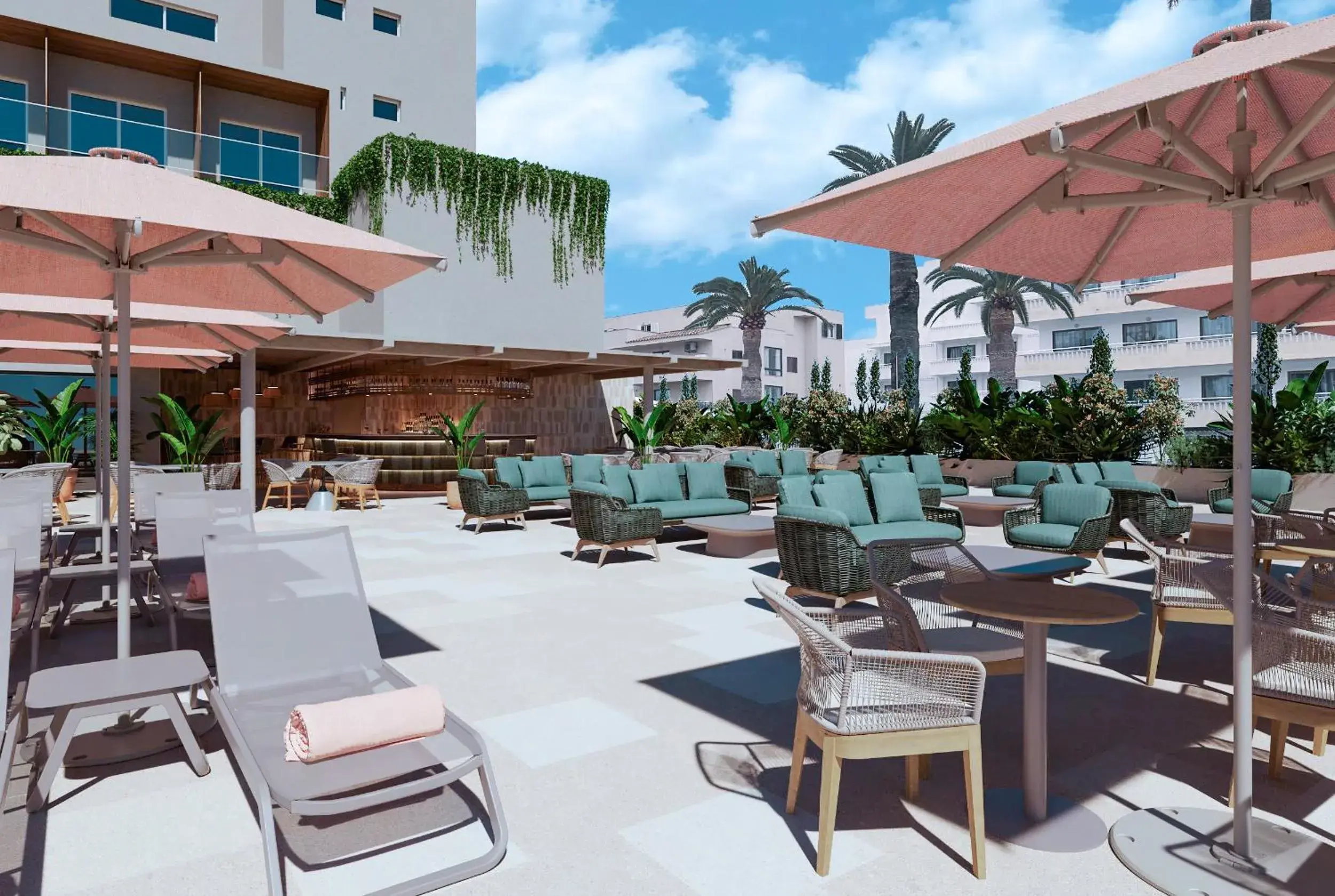 Swimming pool in Hipotels Don Juan Swimming pool in Hipotels Don Juan