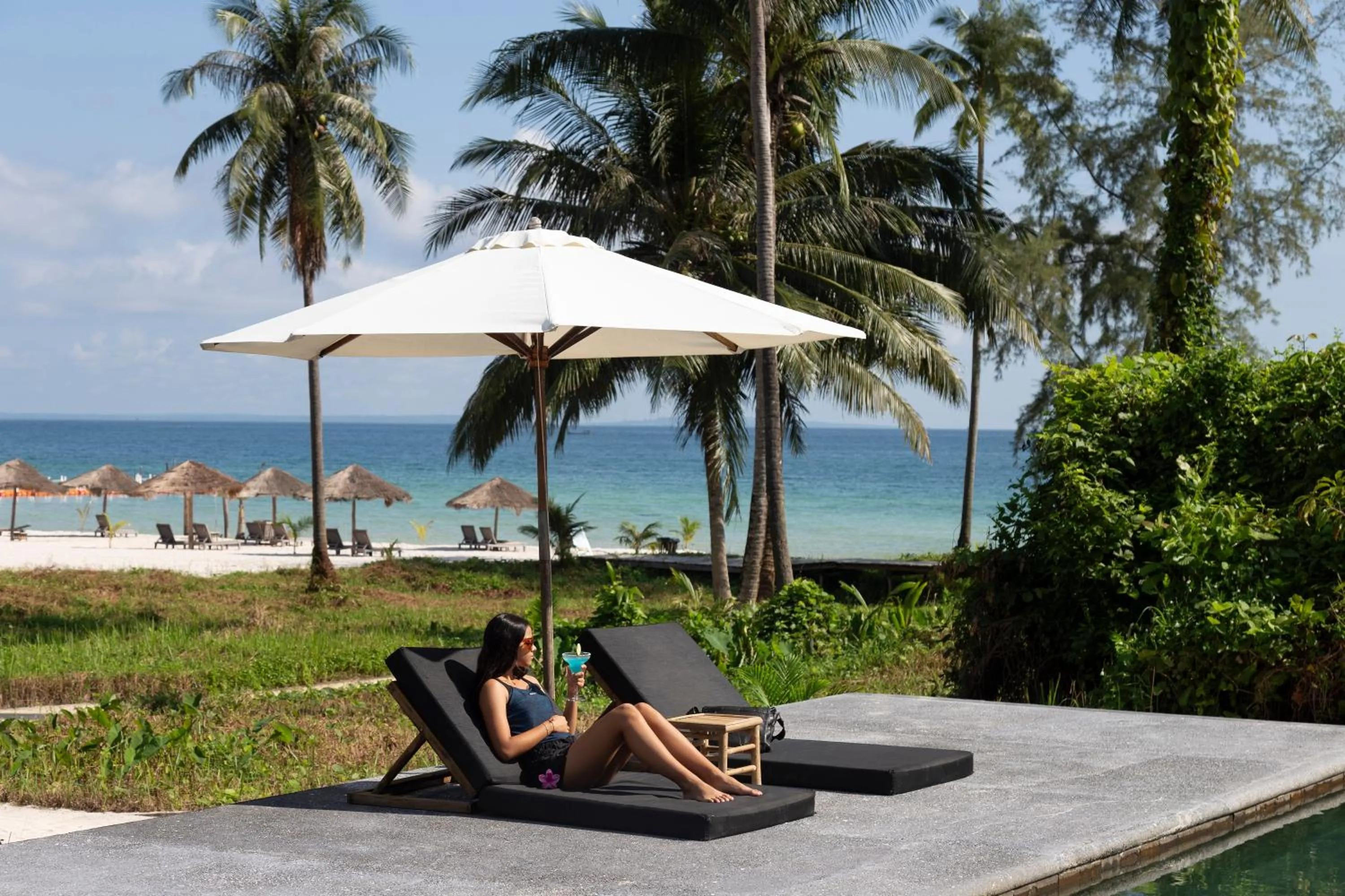 Pool view in Tamu Koh Rong