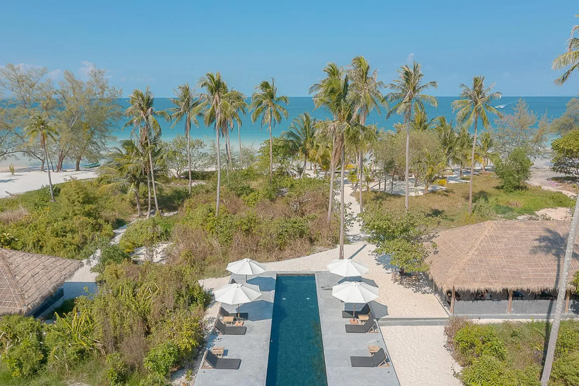 Pool view in Tamu Koh Rong Pool view in Tamu Koh Rong